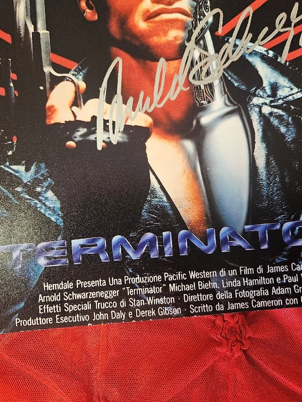 ARNOLD SCHWARTZENEGGER — ARNOLD SCHWARZENEGGER HAND SIGNED AUTOGRAPHED 8X10 TERMINATOR MOVIE PHOTO W/ COA, изображение 5