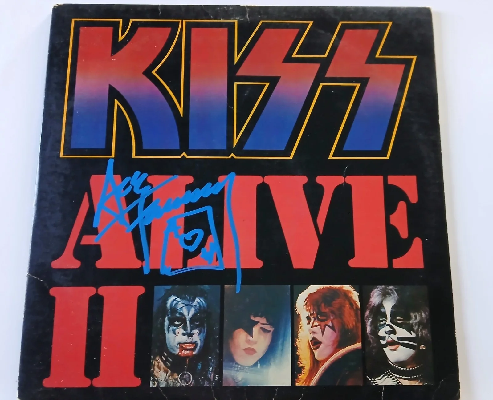Ace Frehley KISS Alive II 2 Signed Autographed Album Vinyl LP COA JSA Framed, изображение 2