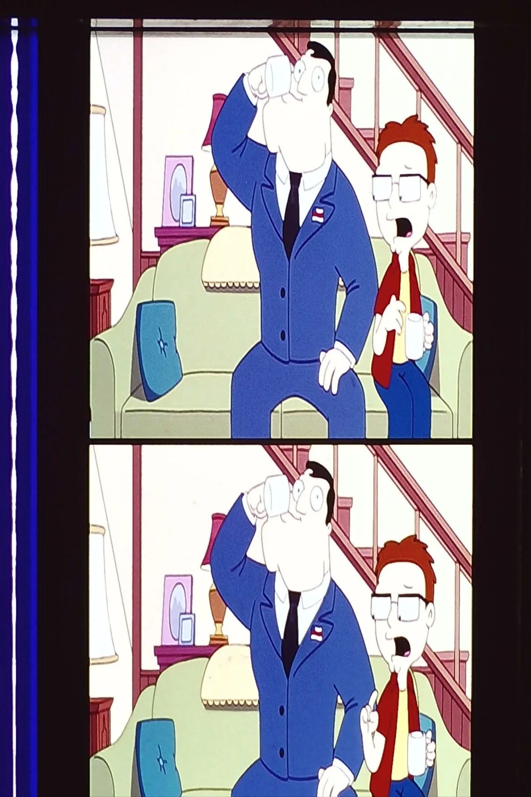 American Dad Film Cells Strips - 5 Strips of 5 Cells FREE P&P, изображение 3
