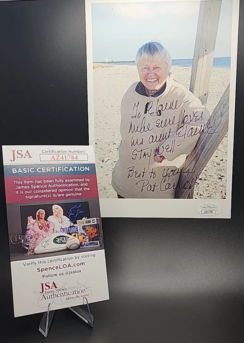 Pat Carroll — Pat Carroll Signed Autographed Photo Voice of Ursula Disney Mermaid JSA COA