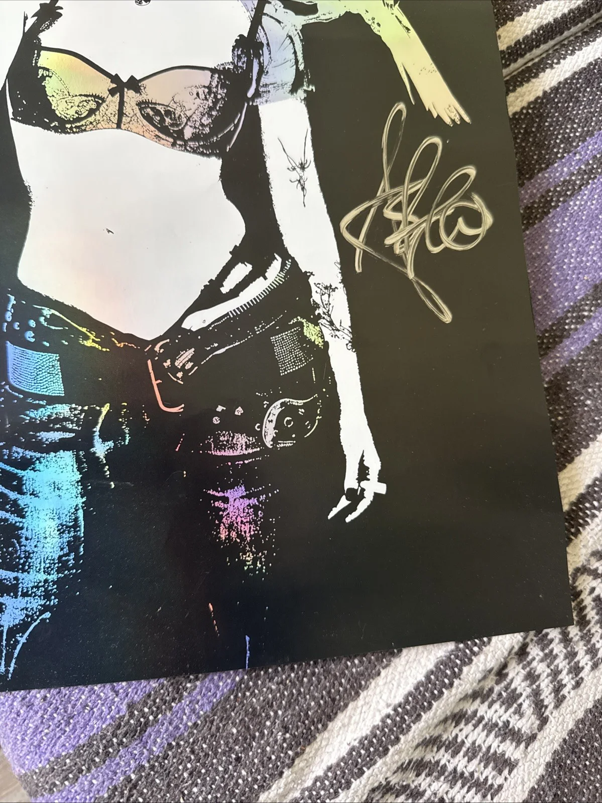 Ashnikko Foil Signed Autographed MTG From VIP Promo 11 X 9, image 5