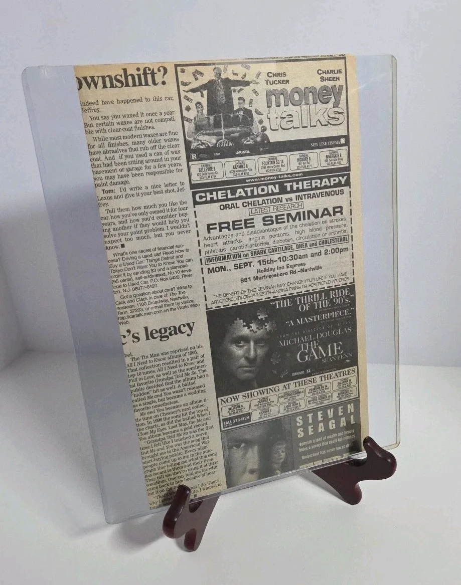 Kenny Chesney Signed 2009 Newspaper Concert Clipping w/ RACC COA FargoDome, изображение 3