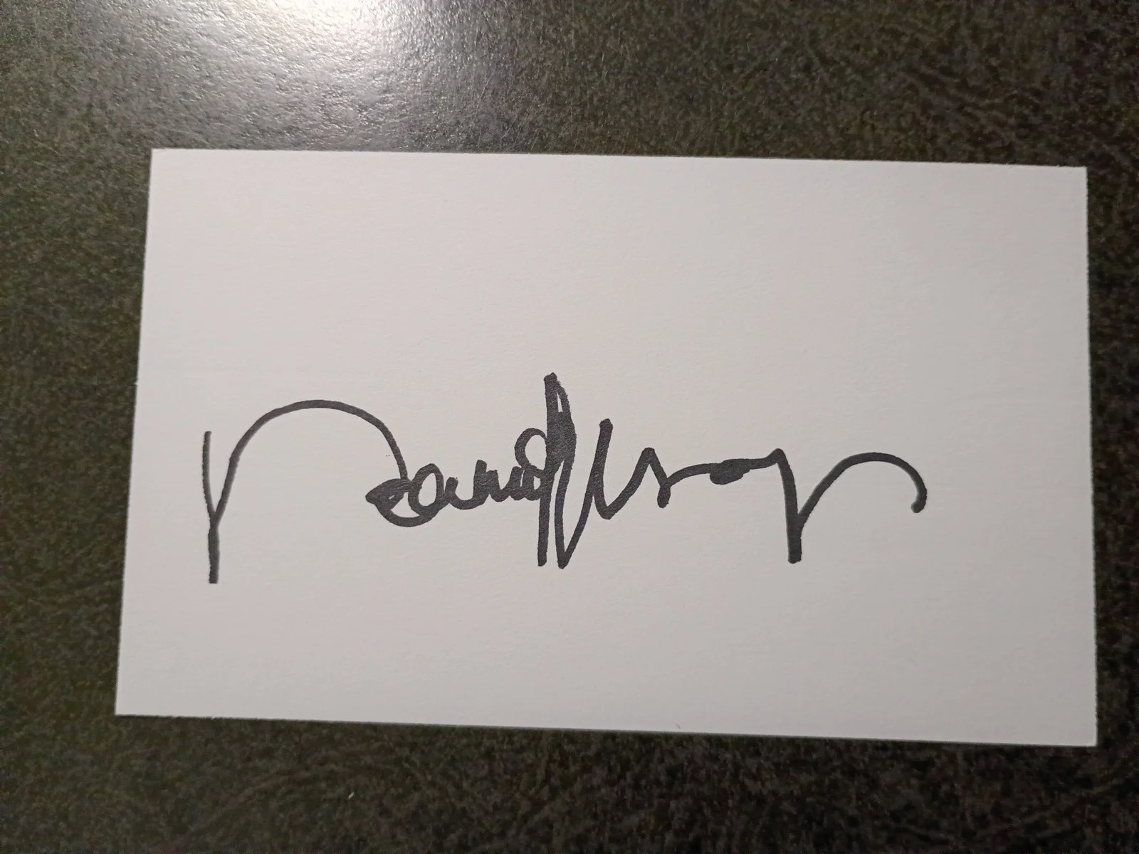 RONNIE MILSAP Hand Signed Autograph 4X5 Photo & CARD - FAMOUS SINGER & PIANIST, изображение 2