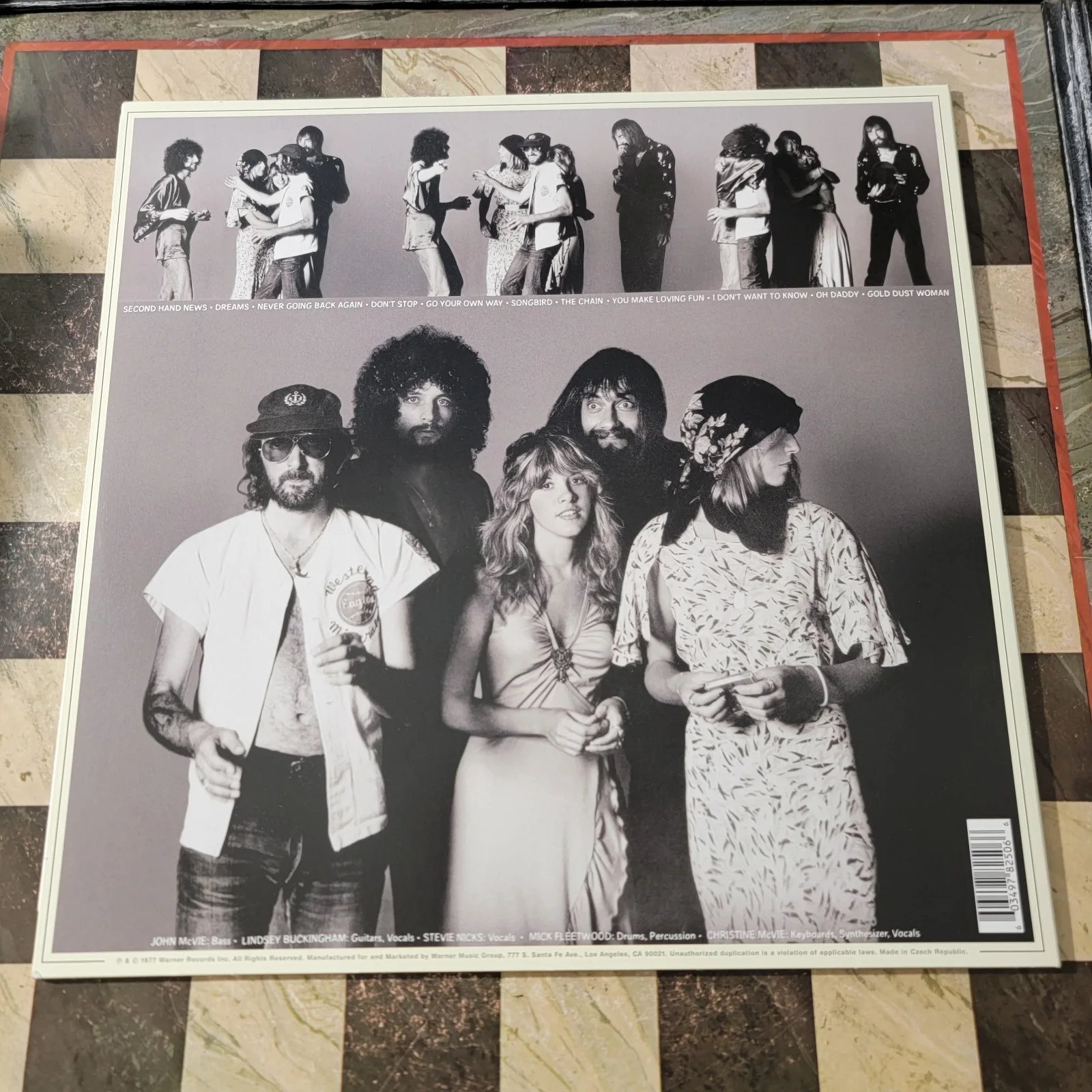 MICK FLEETWOOD MAC SIGNED 'RUMOURS' ALBUM VINYL RECORD BAND DRUMMER BECKETT COA, изображение 2