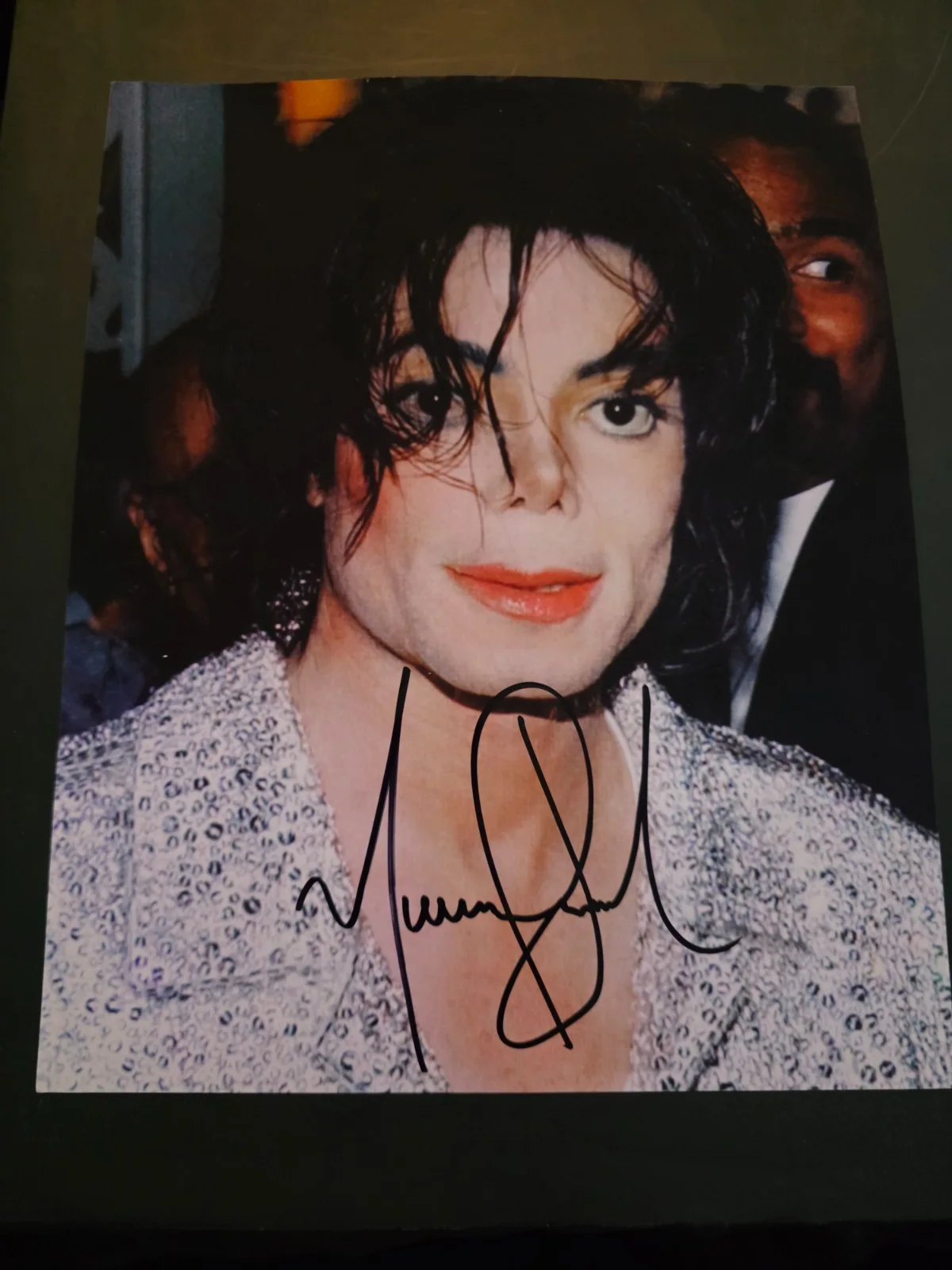 Michael Jackson signed 8x10 photograph with certificate of authenticity, image 3