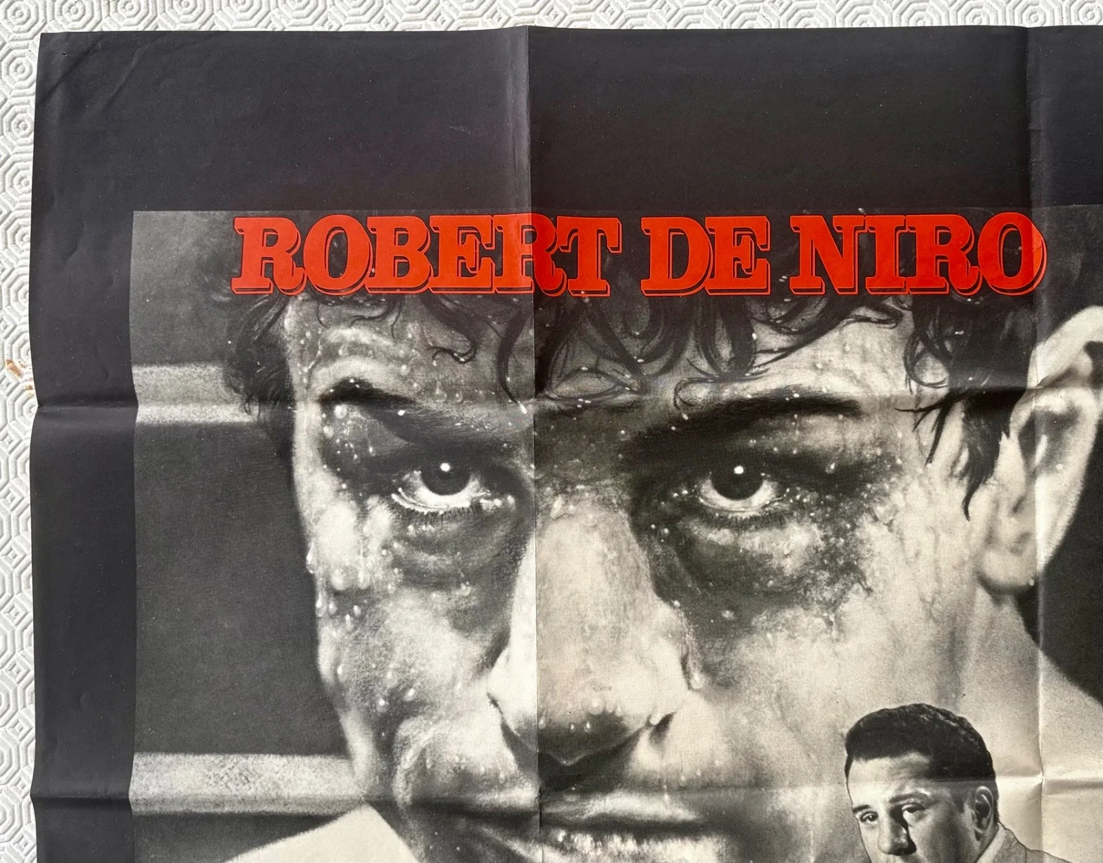 Raging Bull Original 1980 Quad Poster Scorsese Robert De Niro Jake LaMotta, image 4