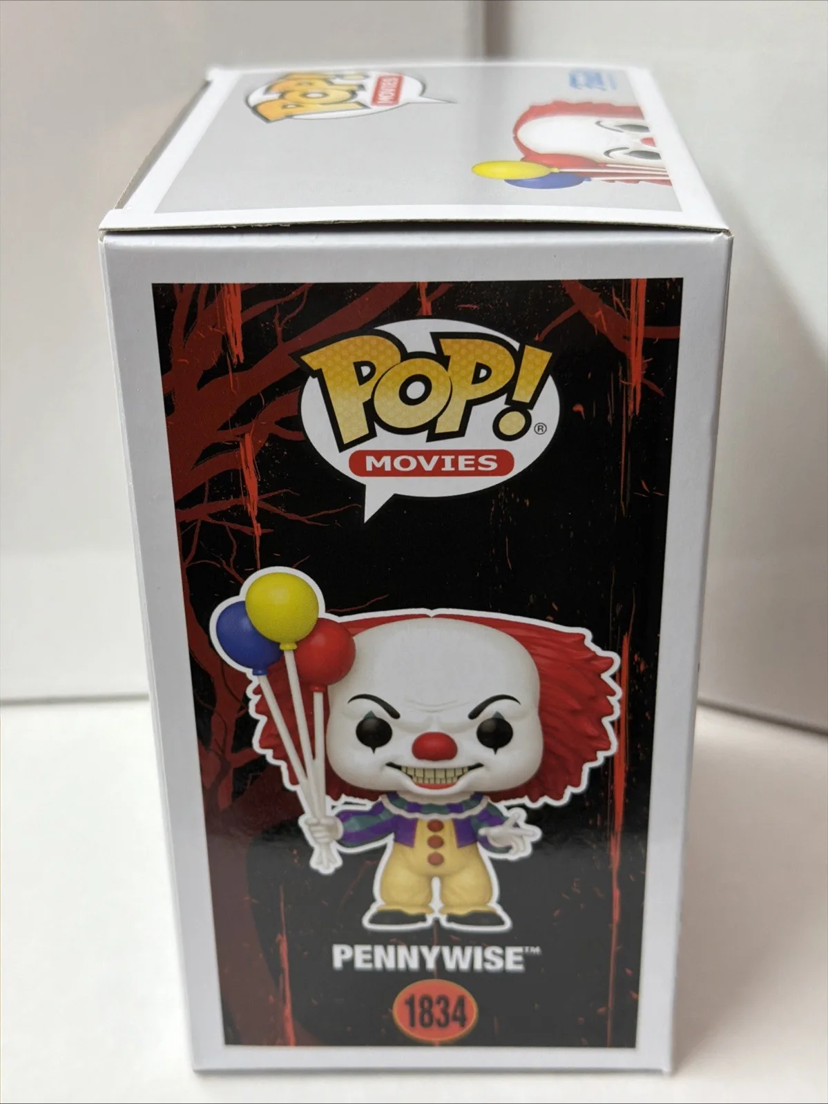 Tim Curry Autographed Pennywise IT The Movie Funko Pop #1834 W/ COA & Protector, image 4