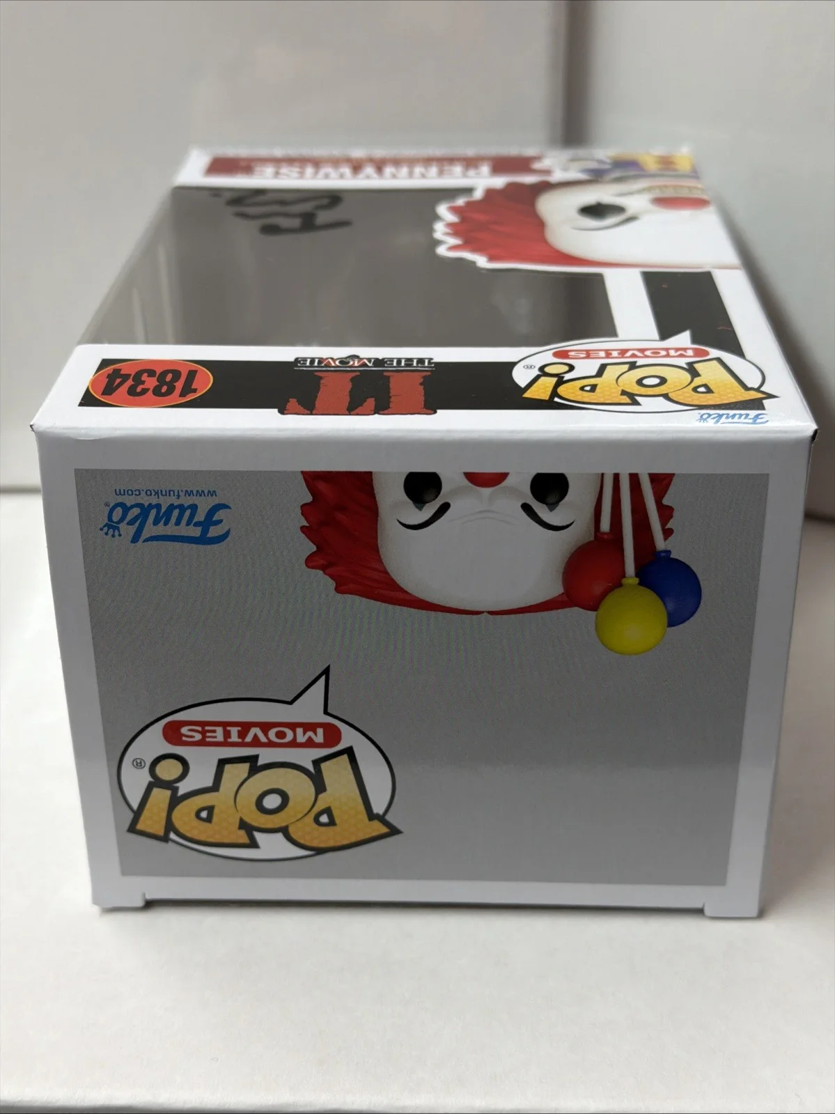 Tim Curry Autographed Pennywise IT The Movie Funko Pop #1834 W/ COA & Protector, image 5