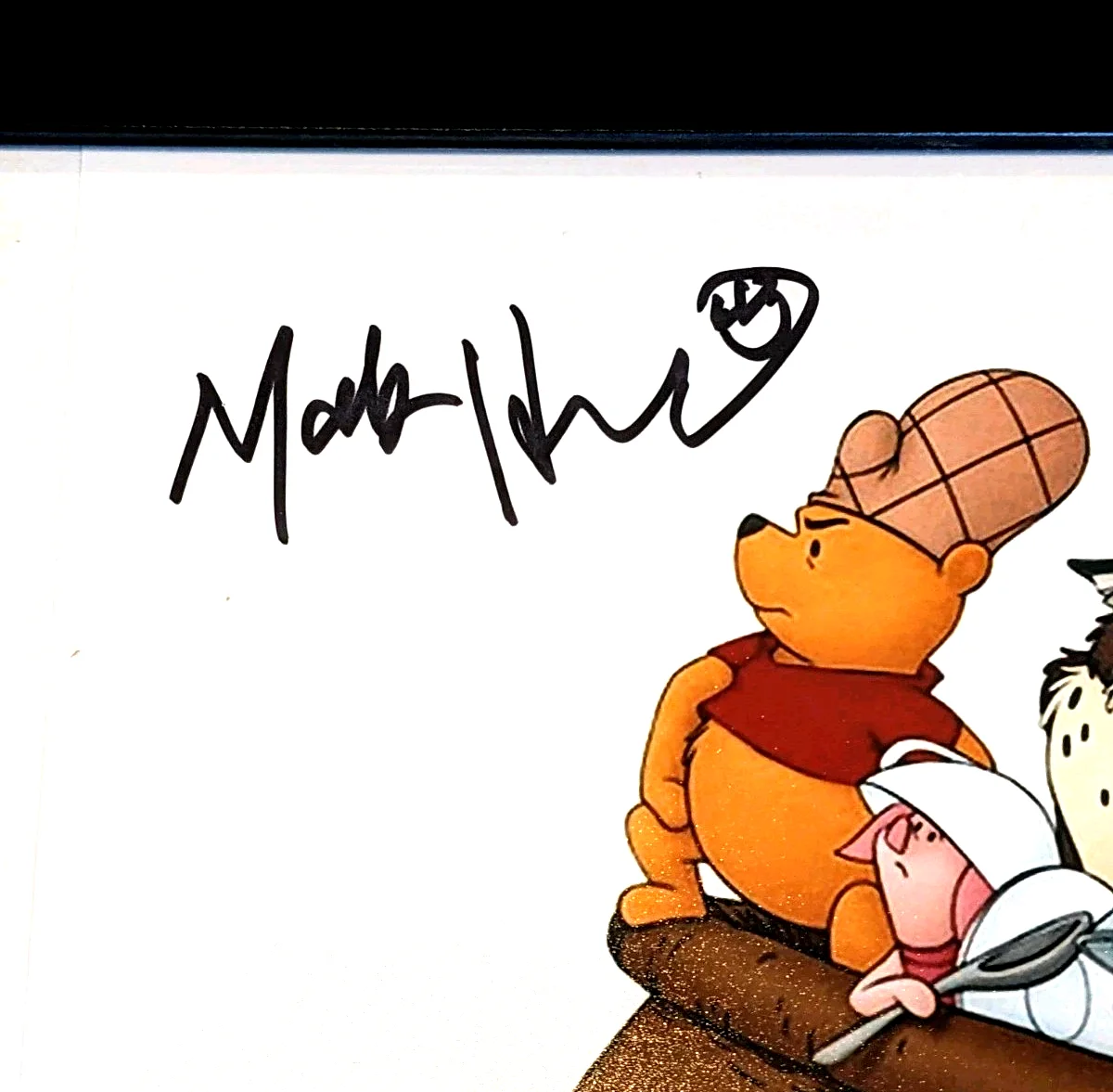 Mark Henn — Mark Henn Disney Winnie The Pooh Autographed Signed 9x13 Framed Photo with COA, изображение 3