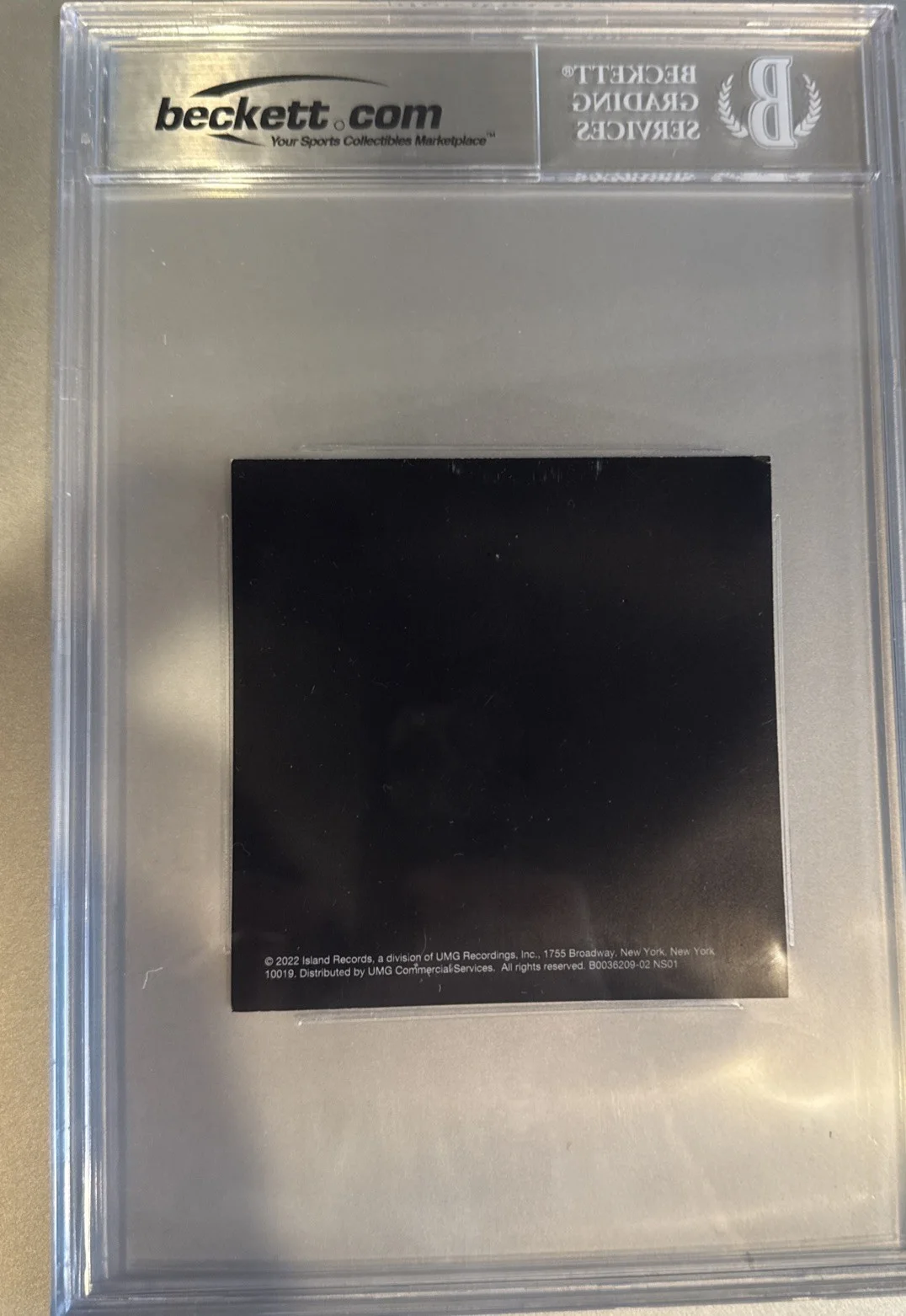 Demi Lovato Signed CD Promo Card Beckett BAS Encased Slabbed, изображение 4