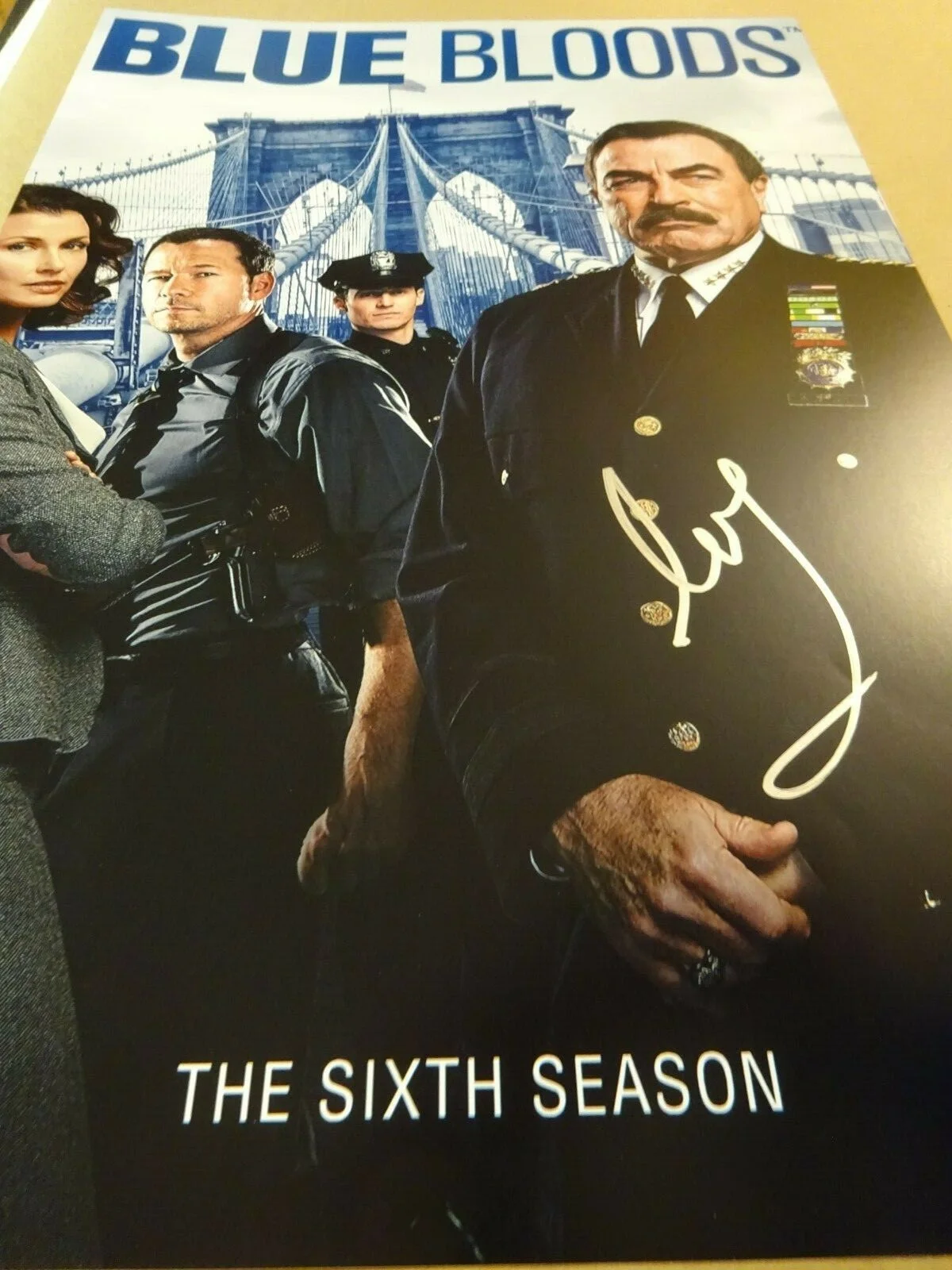 Steve Schirripa — Signed STEVE SCHIRRIPA Autographed BLUE BLOODS 12"x18" Photo BECKETT BAS COA, изображение 3