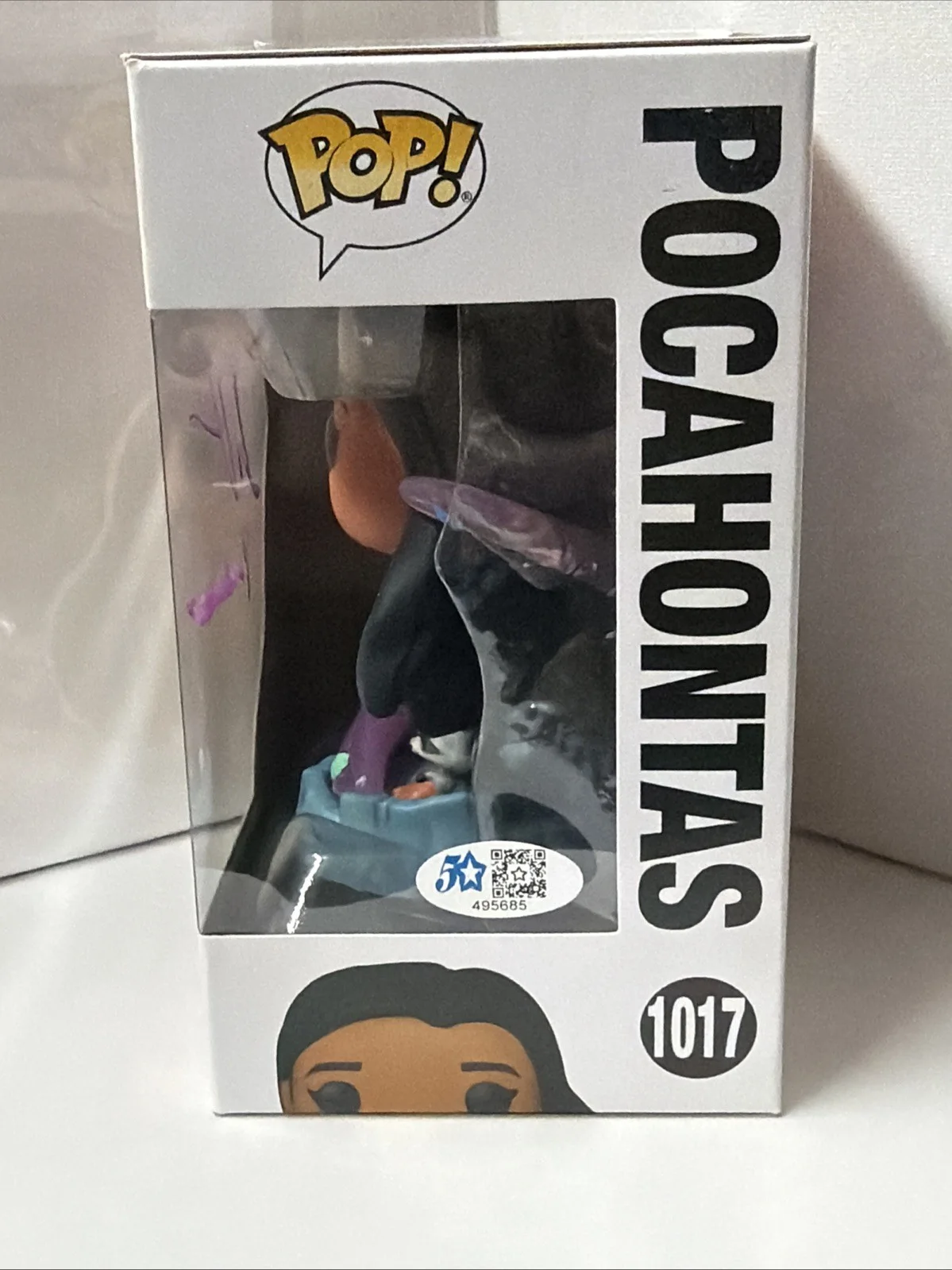 Judy Kuhn — Judy Kuhn Signed Autographed Funko Pop #1017 Pocahontas Disney W COA See Photos, изображение 2