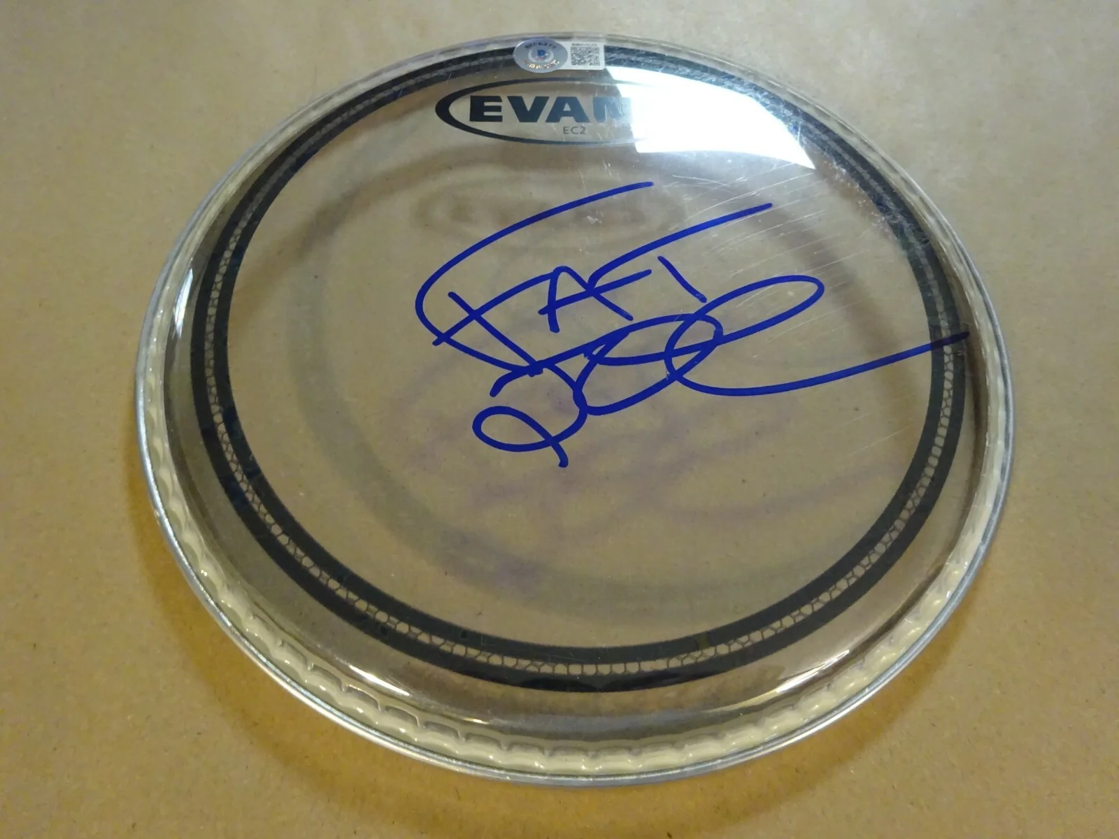 Autographed FAT JOE Signed 8" Drum Head American Rapper BECKETT COA, image 2
