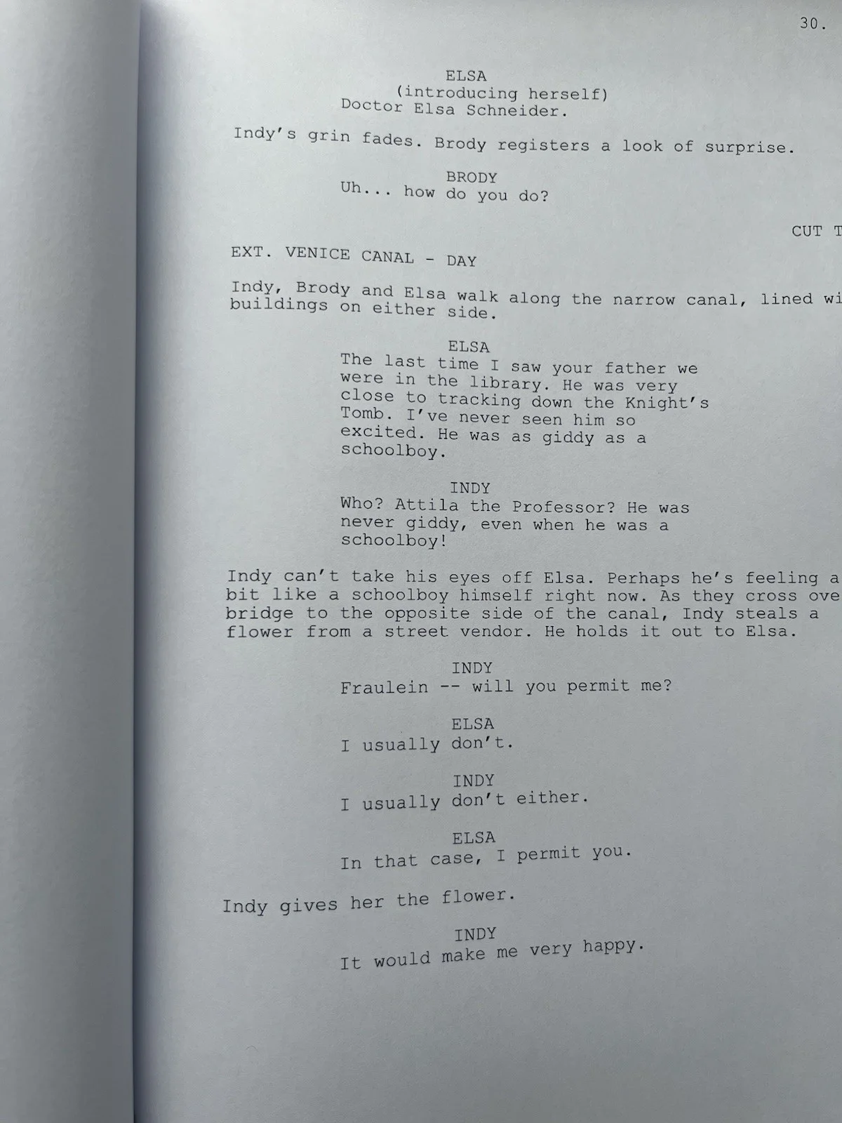 Indiana Jones And The Last Crusade Film Script / Screenplay. Harrison Ford., изображение 2