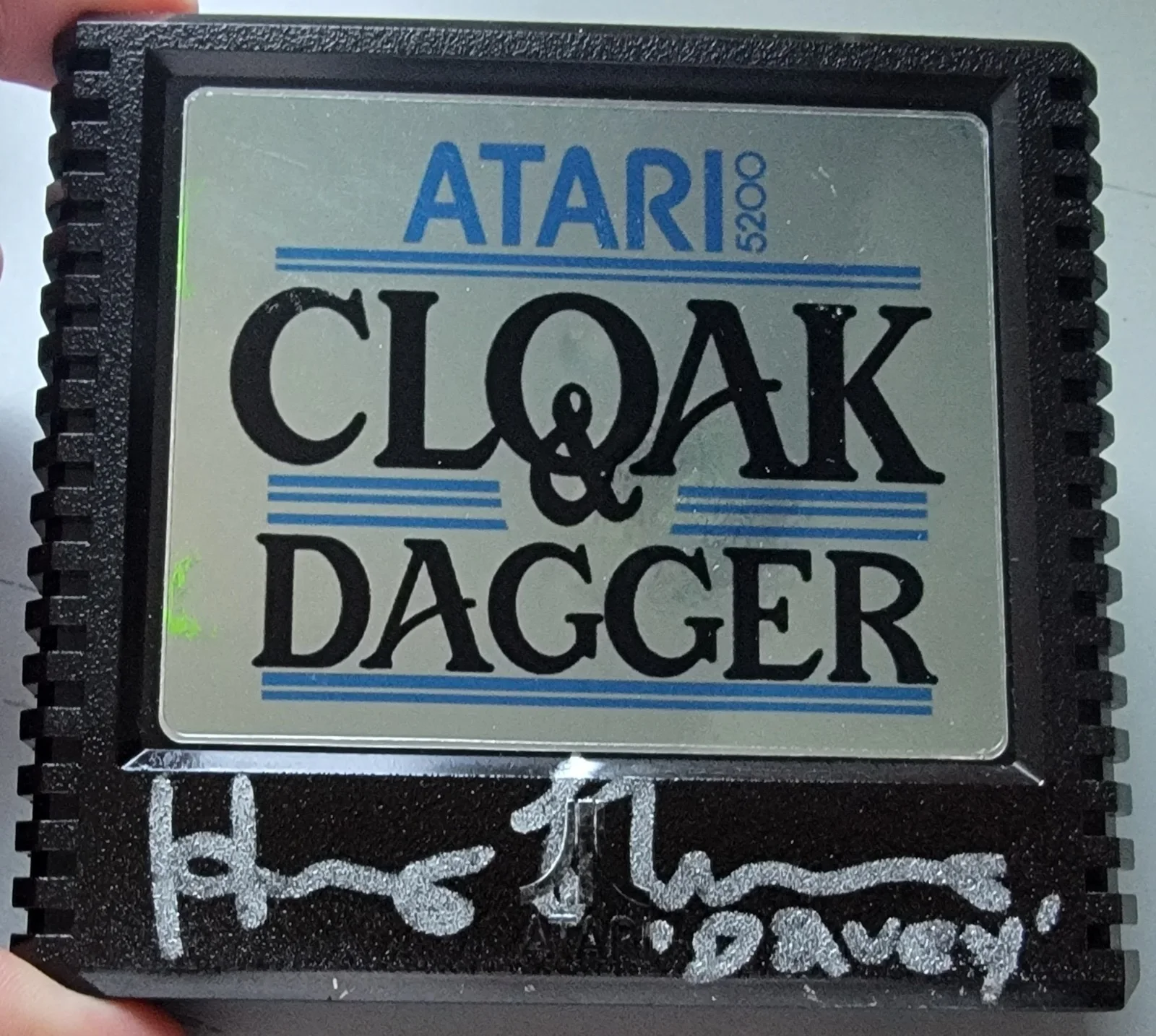 Henry Thomas — Cloak And Dagger Replica Atari 5200 Game Signed By Henry Thomas, image 2