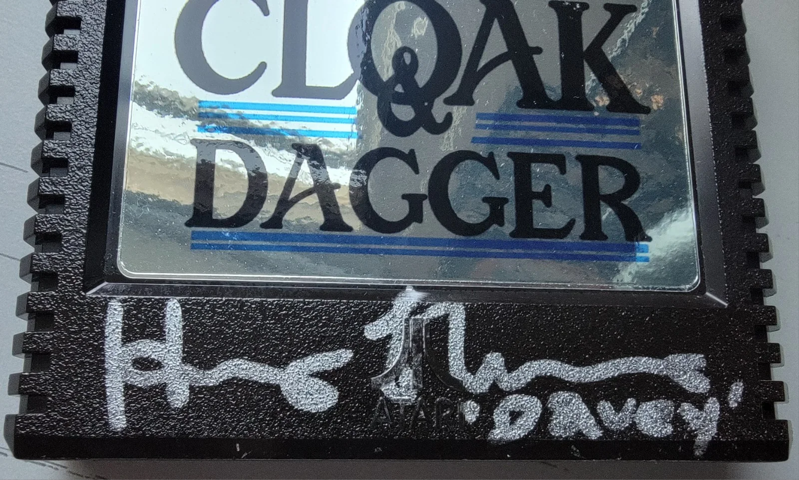 Henry Thomas — Cloak And Dagger Replica Atari 5200 Game Signed By Henry Thomas, image 3