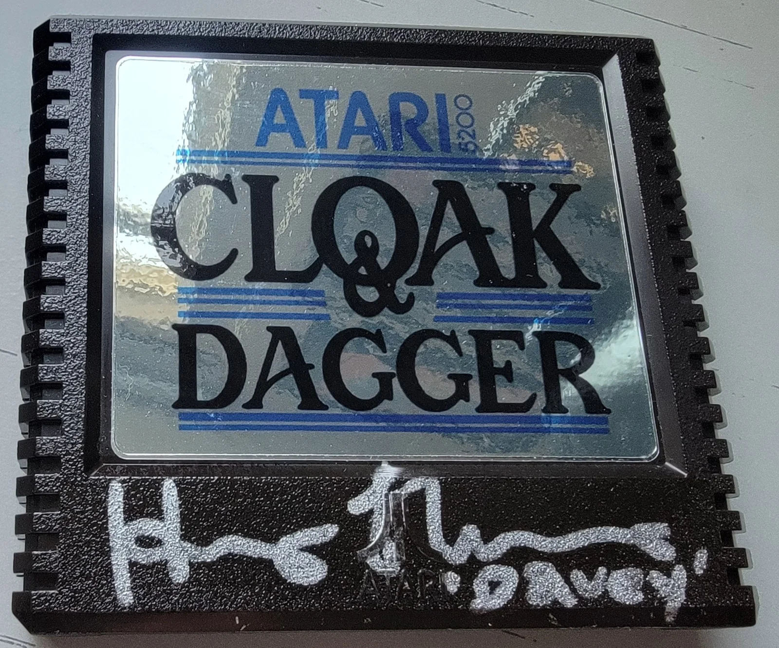 Henry Thomas — Cloak And Dagger Replica Atari 5200 Game Signed By Henry Thomas, image 4