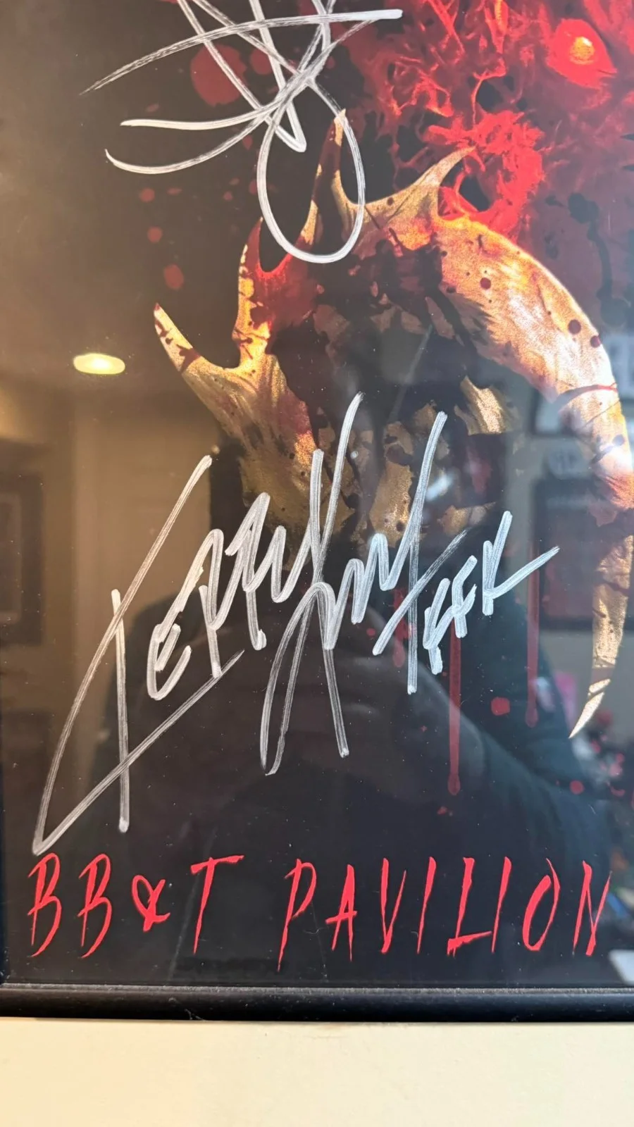 SLAYER New Jersey 2019 Band Signed Show Poster, image 2
