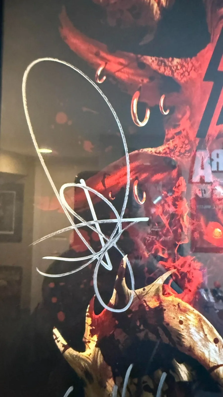 SLAYER New Jersey 2019 Band Signed Show Poster, image 4
