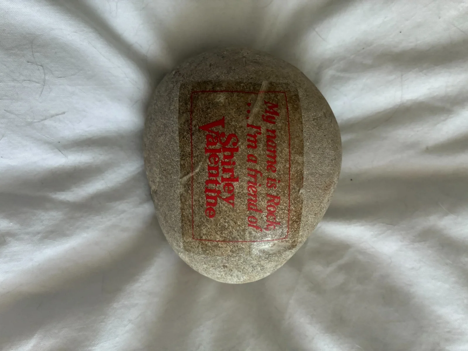 Shirley Valentine pet rock, image 2
