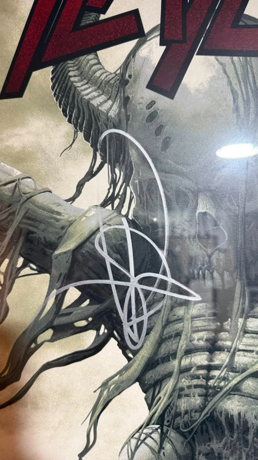 SLAYER COLORADO 2019 Band Signed Show Poster, изображение 2