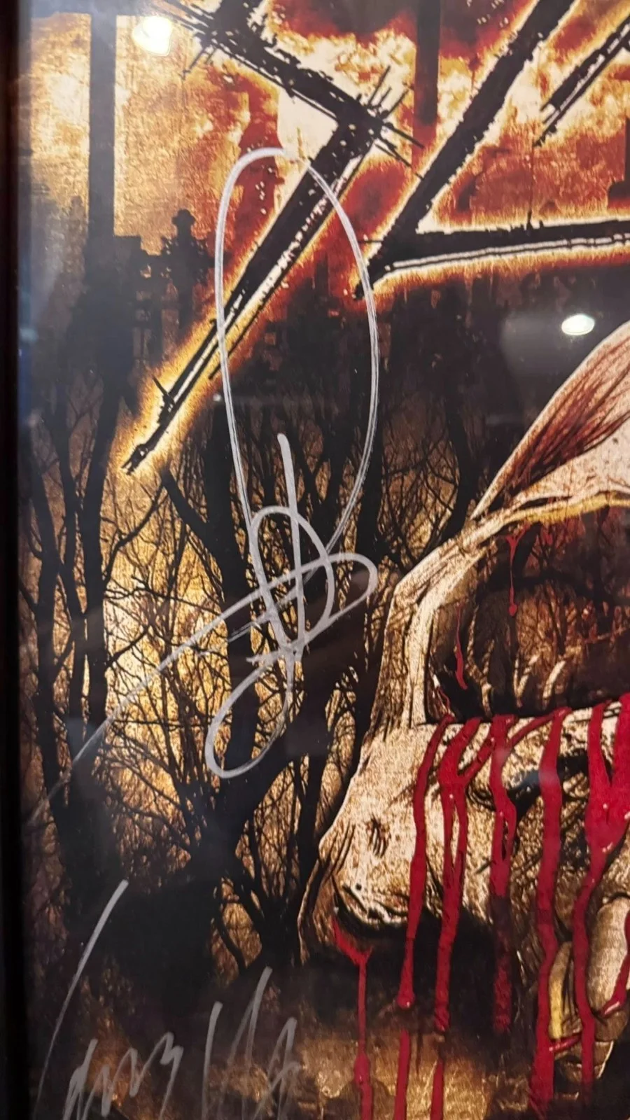 SLAYER ASHEVILLE 2019 Band Signed Show Poster, изображение 5