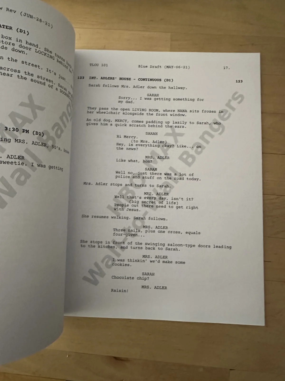 THE LAST OF US PROMO SHOOTING SCRIPT REPRODUCTION EPISODE 1 HBO MAX UK, image 2