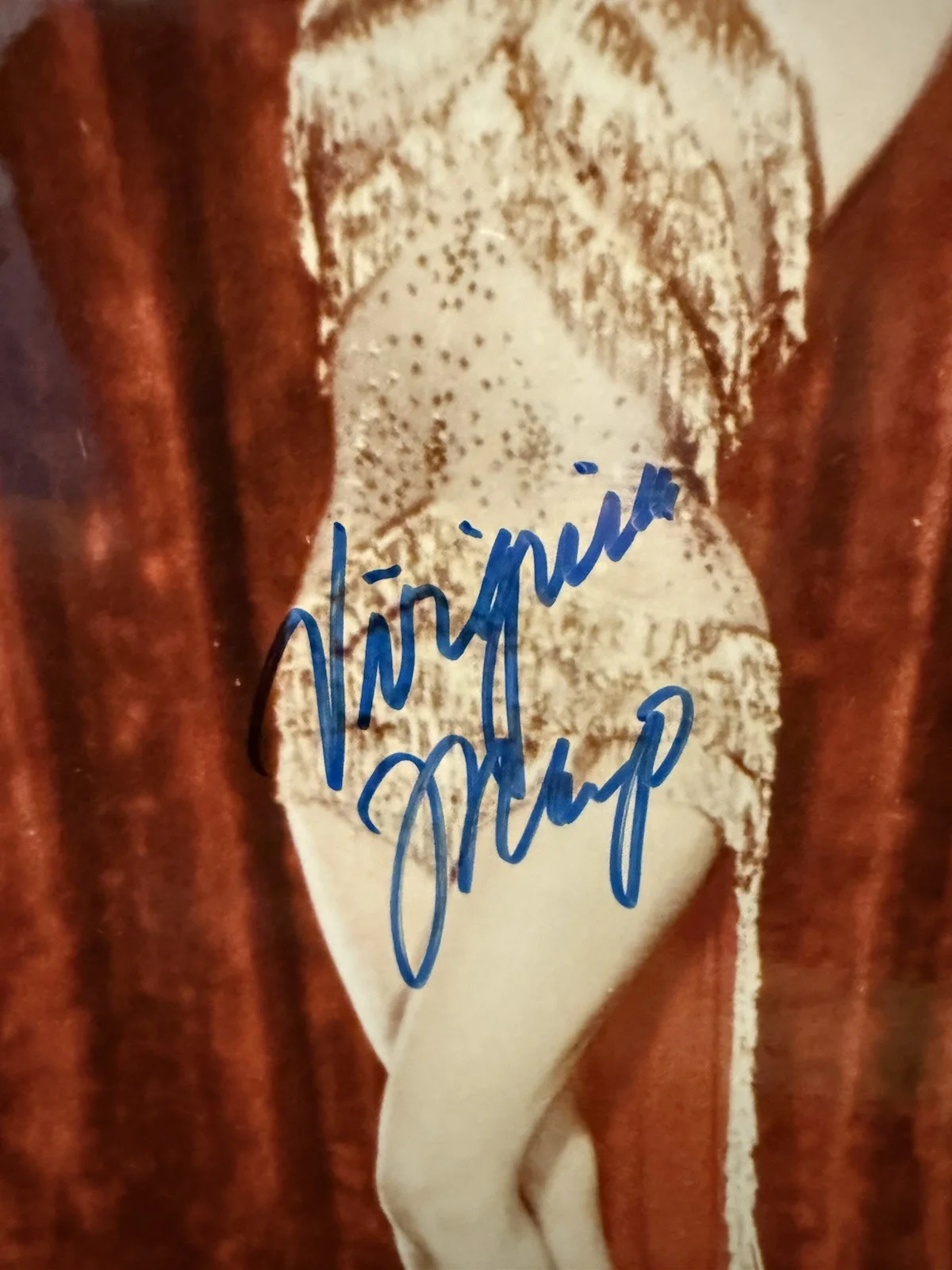 Virginia Mayo — Virginia Mayo Autographed 8 x 10 Color Photo, изображение 4