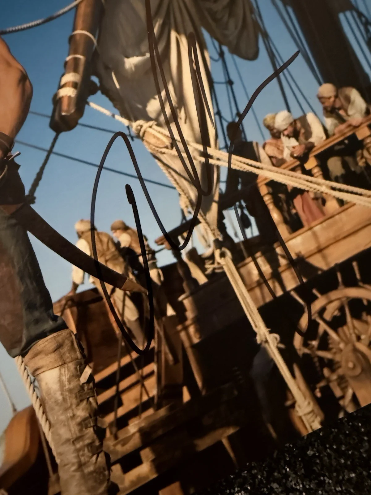 Tom Hopper — Tom Hopper Black Sails Billy Bones Autograph Signed 8x10 Photo with COA, image 3
