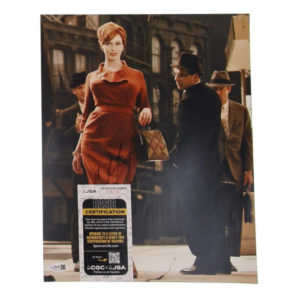 Christina Hendricks — Christina Hendricks Signed (JSA) "Mad Men" 11x14 Photo - Joan Holloway, изображение 2