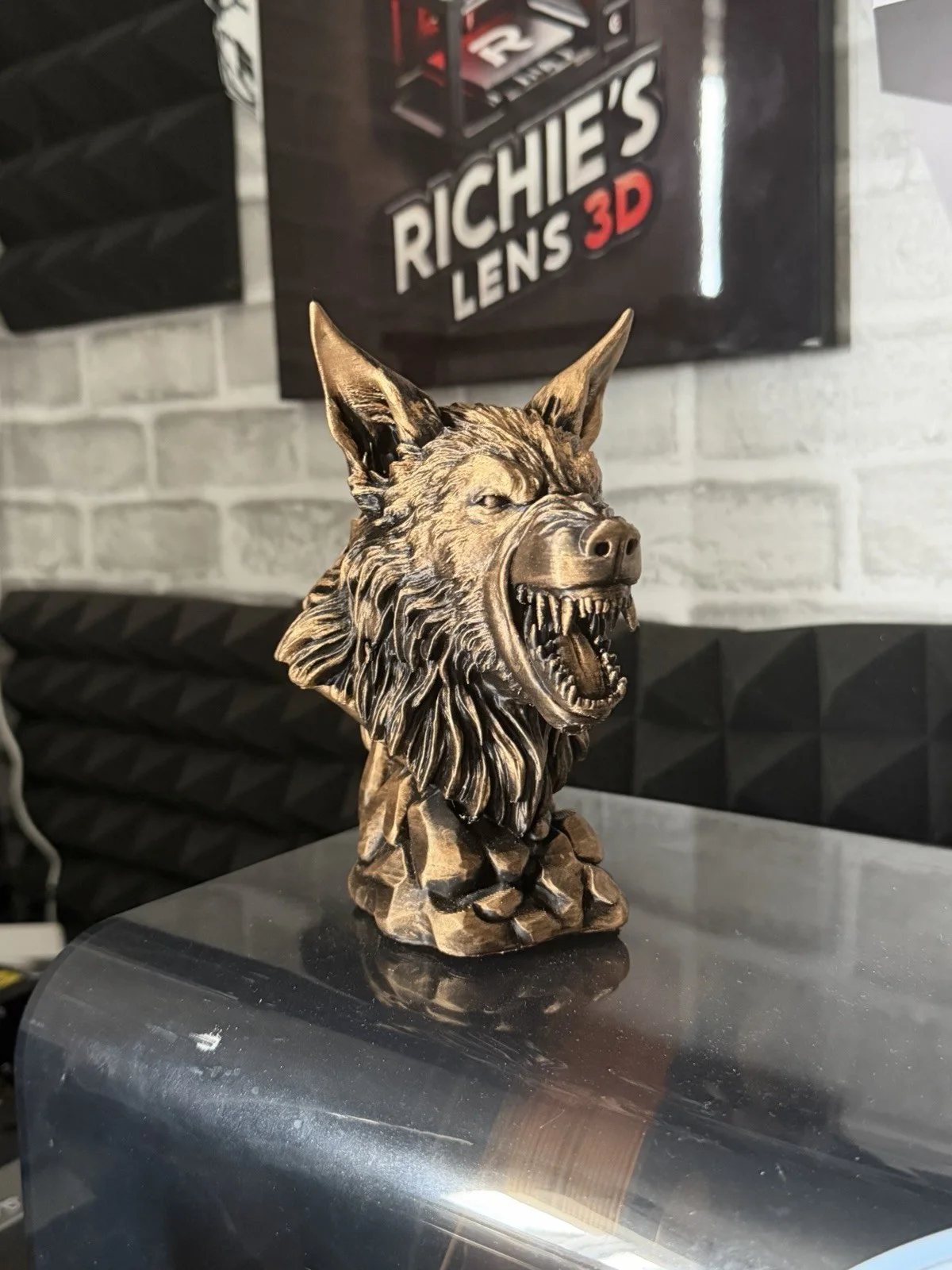 The Howling 1981 Werewolf - 3D Printed Bust., image 2