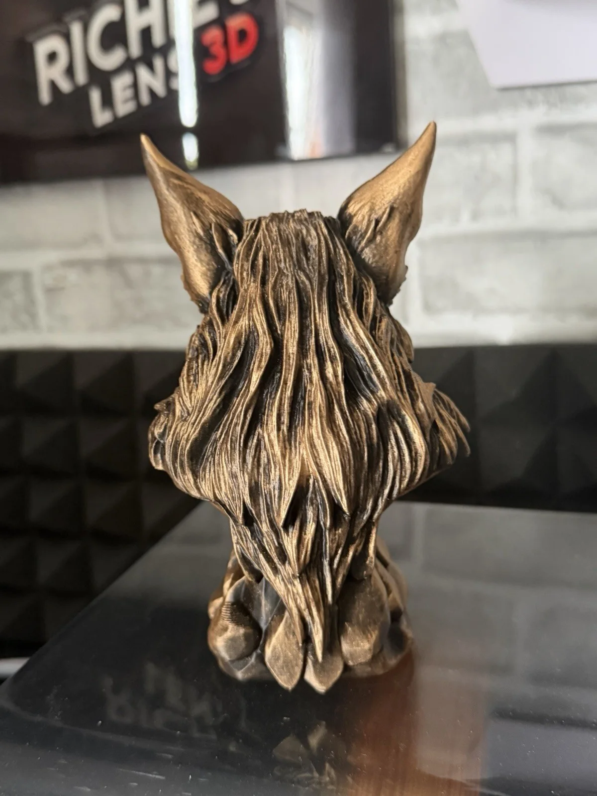 The Howling 1981 Werewolf - 3D Printed Bust., image 3