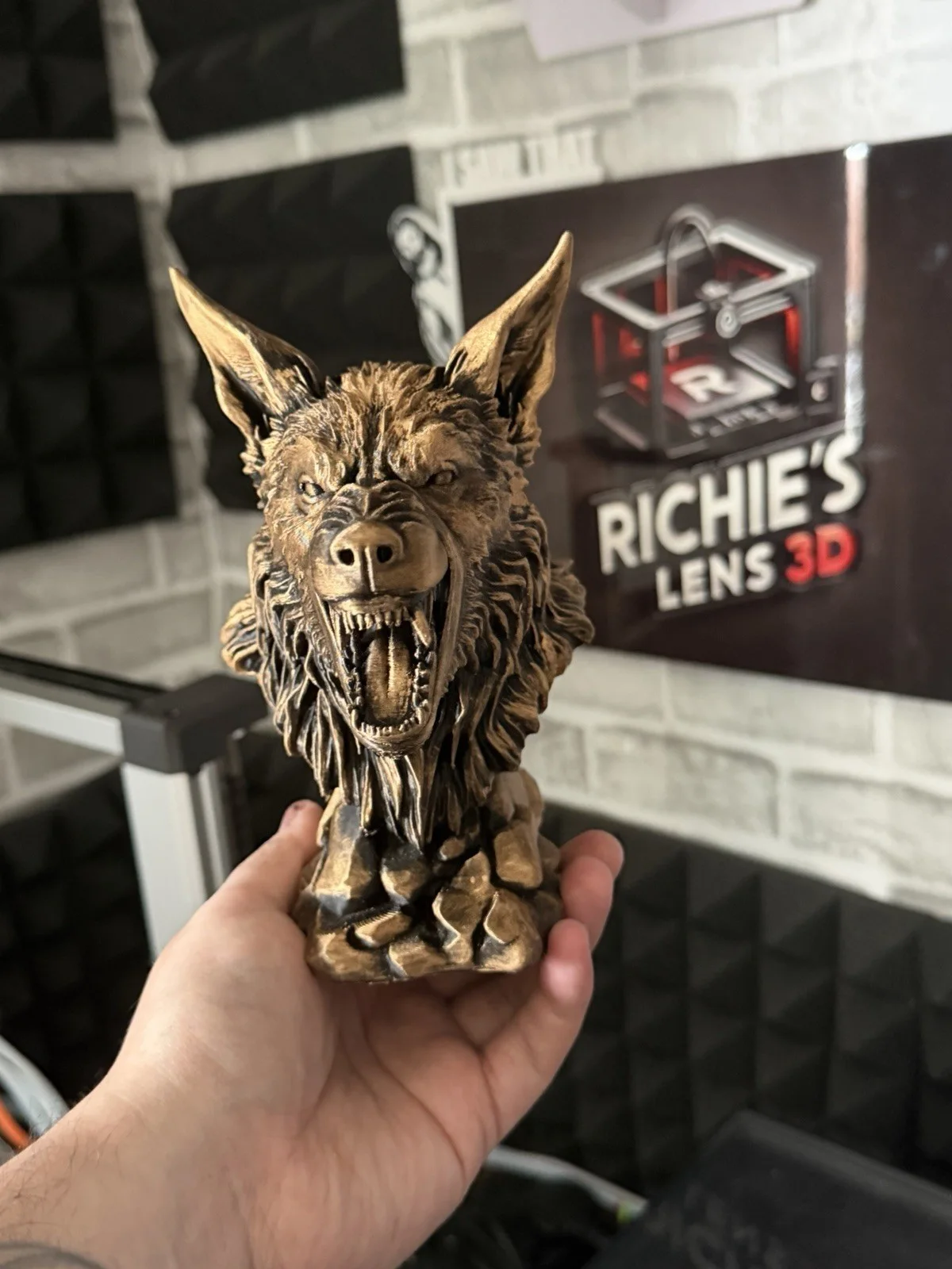 The Howling 1981 Werewolf - 3D Printed Bust., image 4