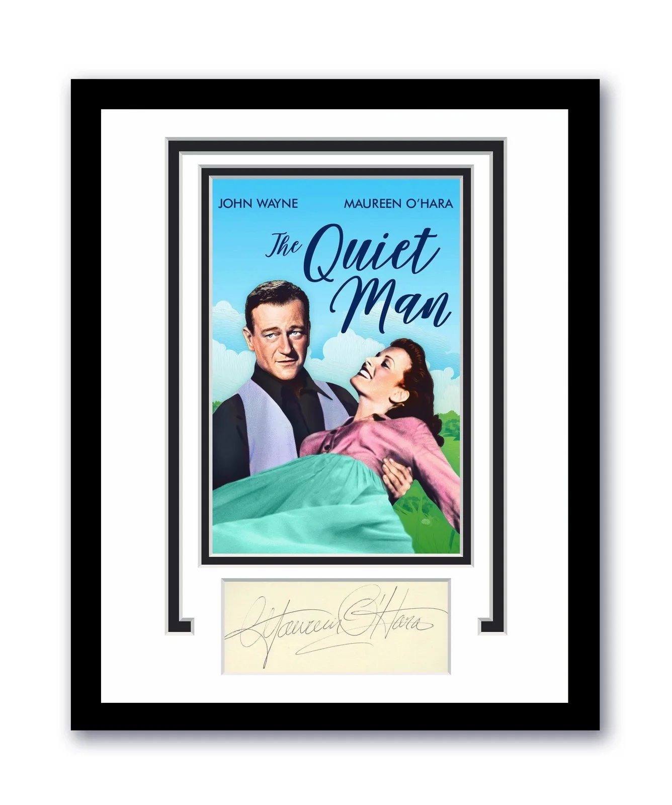 Maureen O'Hara — Maureen O'Hara Autographed Signed 11x14 Framed Photo The Quiet Man ACOA