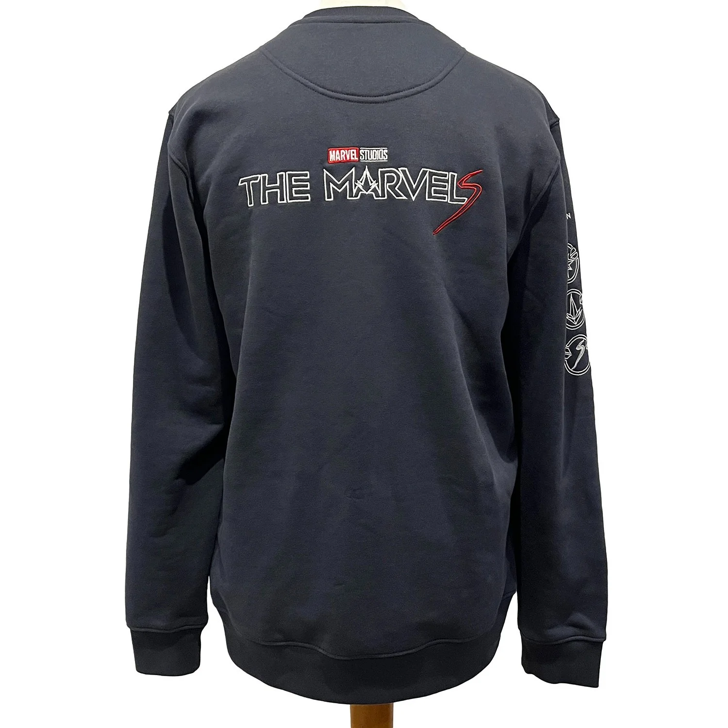 THE MARVELS Cast & Crew Sweatshirt London Crew Movie Marvel Studios Gift Film XL, изображение 3
