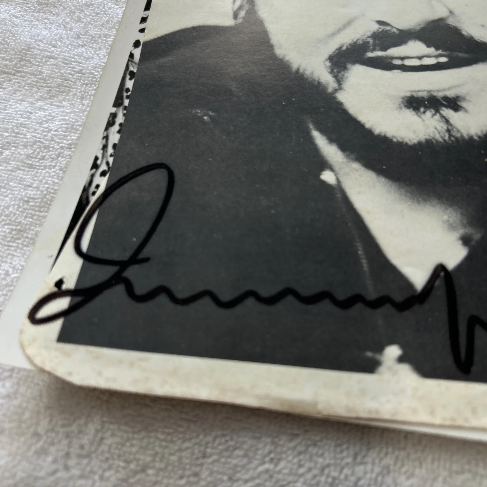 Luciano Pavarotti Picture signed 1982 Black & White 8x10, image 3