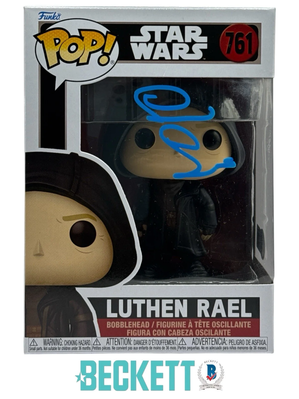 Stellan Skarsgard — Stellan Skarsgard Autograph Signed Star Wars Luthen Rael Funko Pop Beckett COA