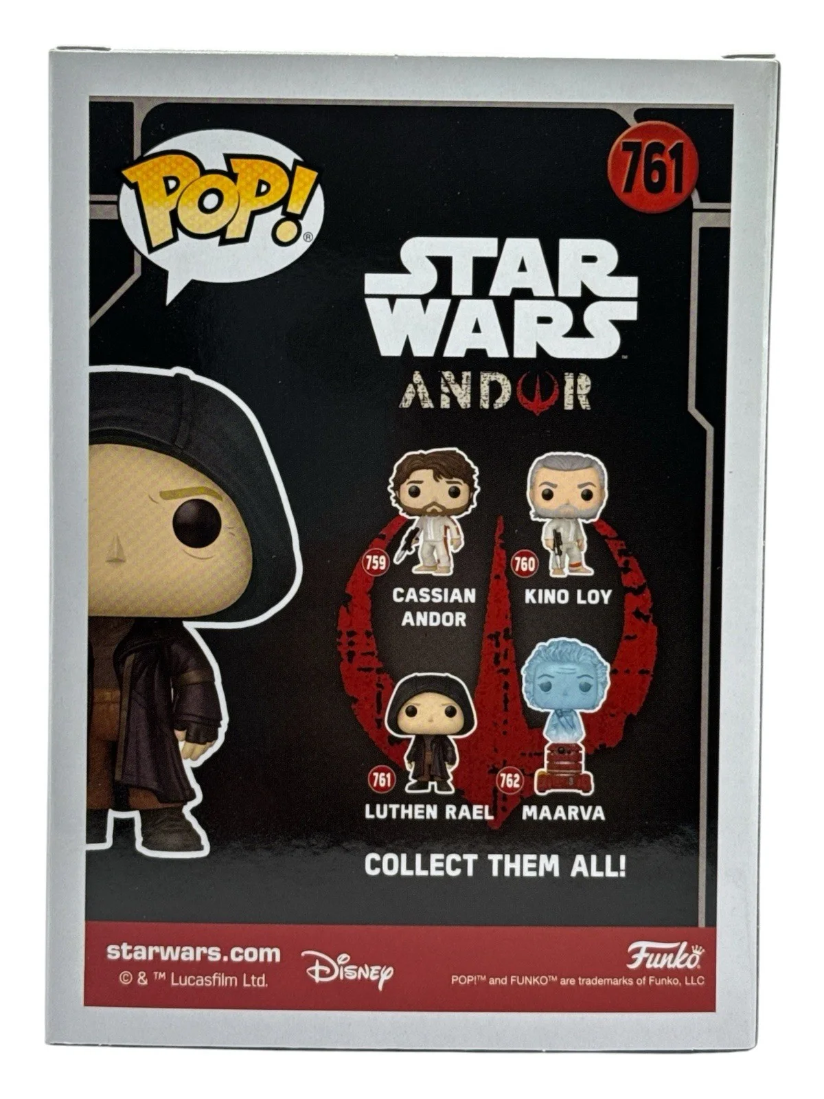 Stellan Skarsgard — Stellan Skarsgard Autograph Signed Star Wars Luthen Rael Funko Pop Beckett COA, изображение 2