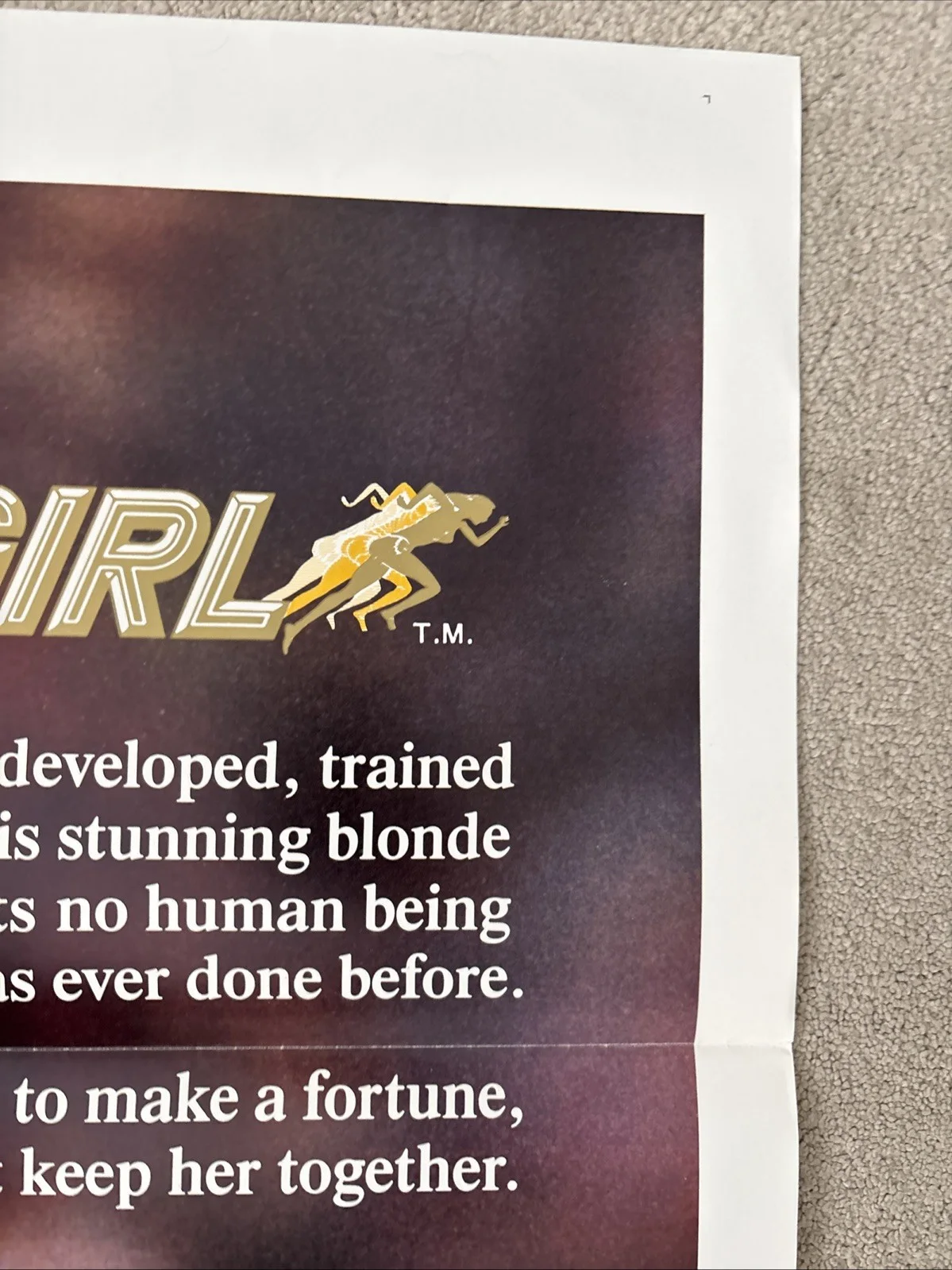 Goldengirl (1979) Original US One Sheet Movie Poster, изображение 4