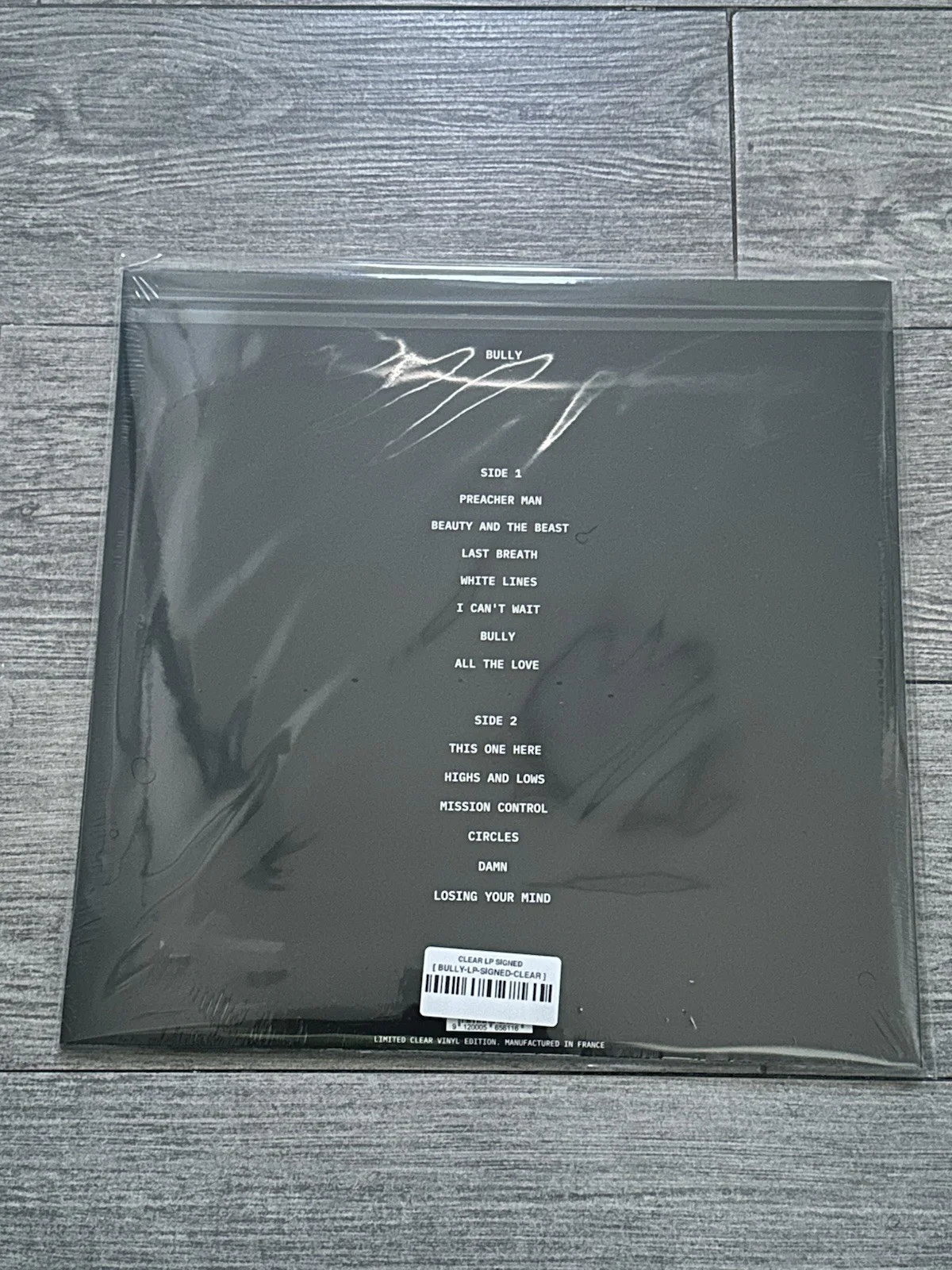 Kanye West Bully Signed Vinyl LP Clear Limited Edition Autographed Ye Ships Fast, image 3
