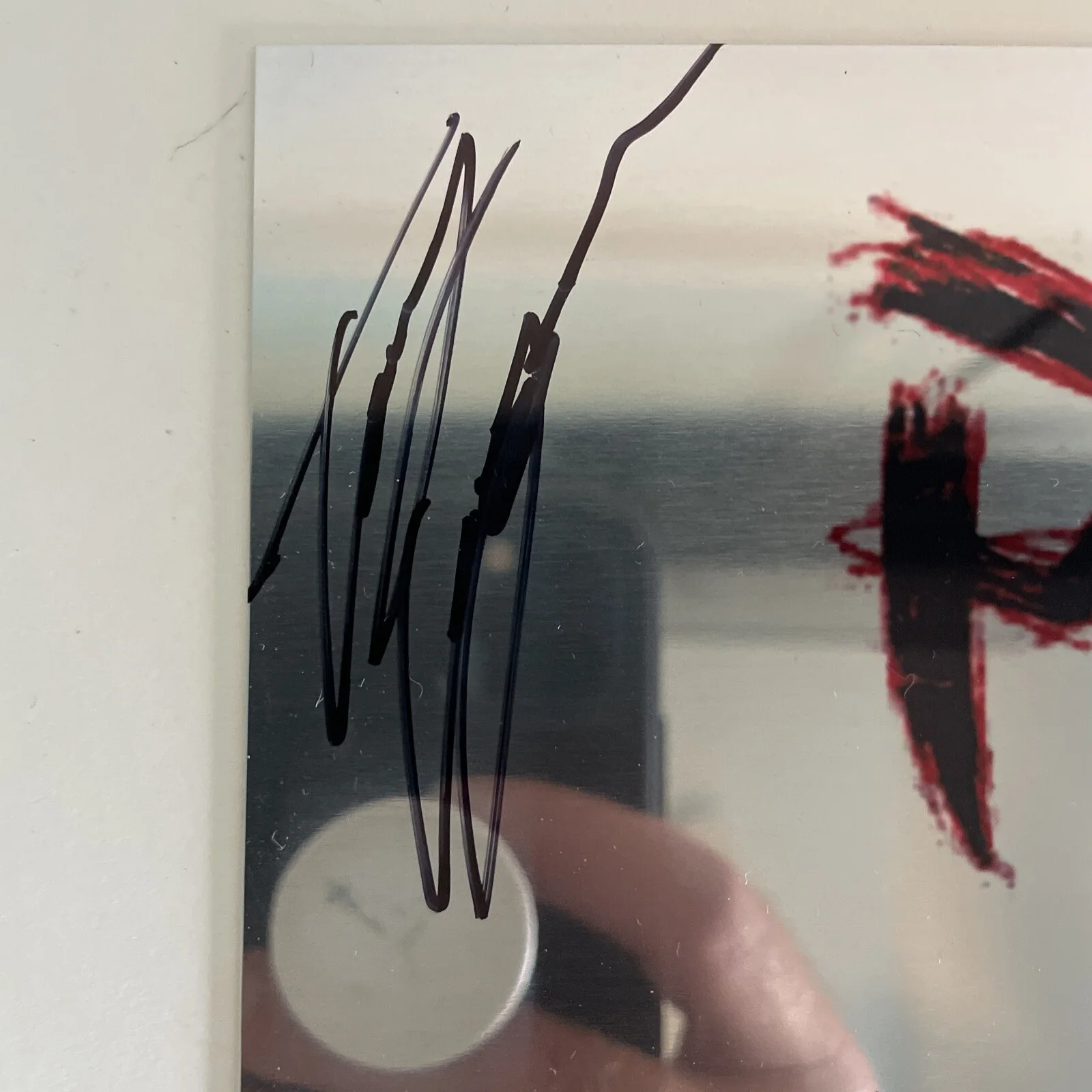 Prong Hand Made Display Mirror Autographed By Band, image 3