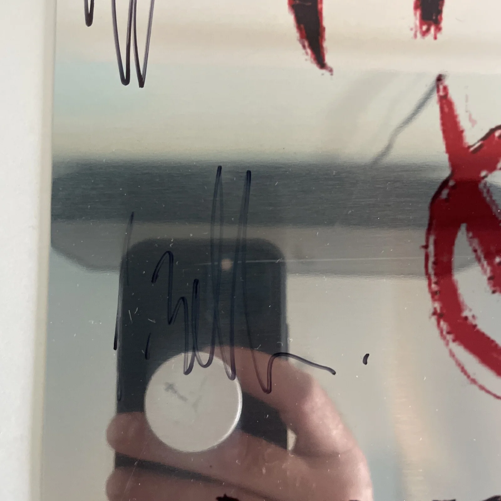 Prong Hand Made Display Mirror Autographed By Band, image 4