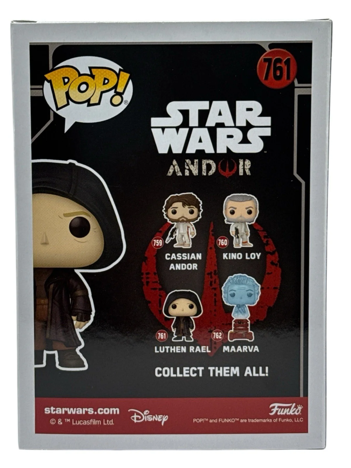 Stellan Skarsgard — Stellan Skarsgard Autograph Signed Star Wars Luthen Rael Funko Pop Beckett COA, изображение 2