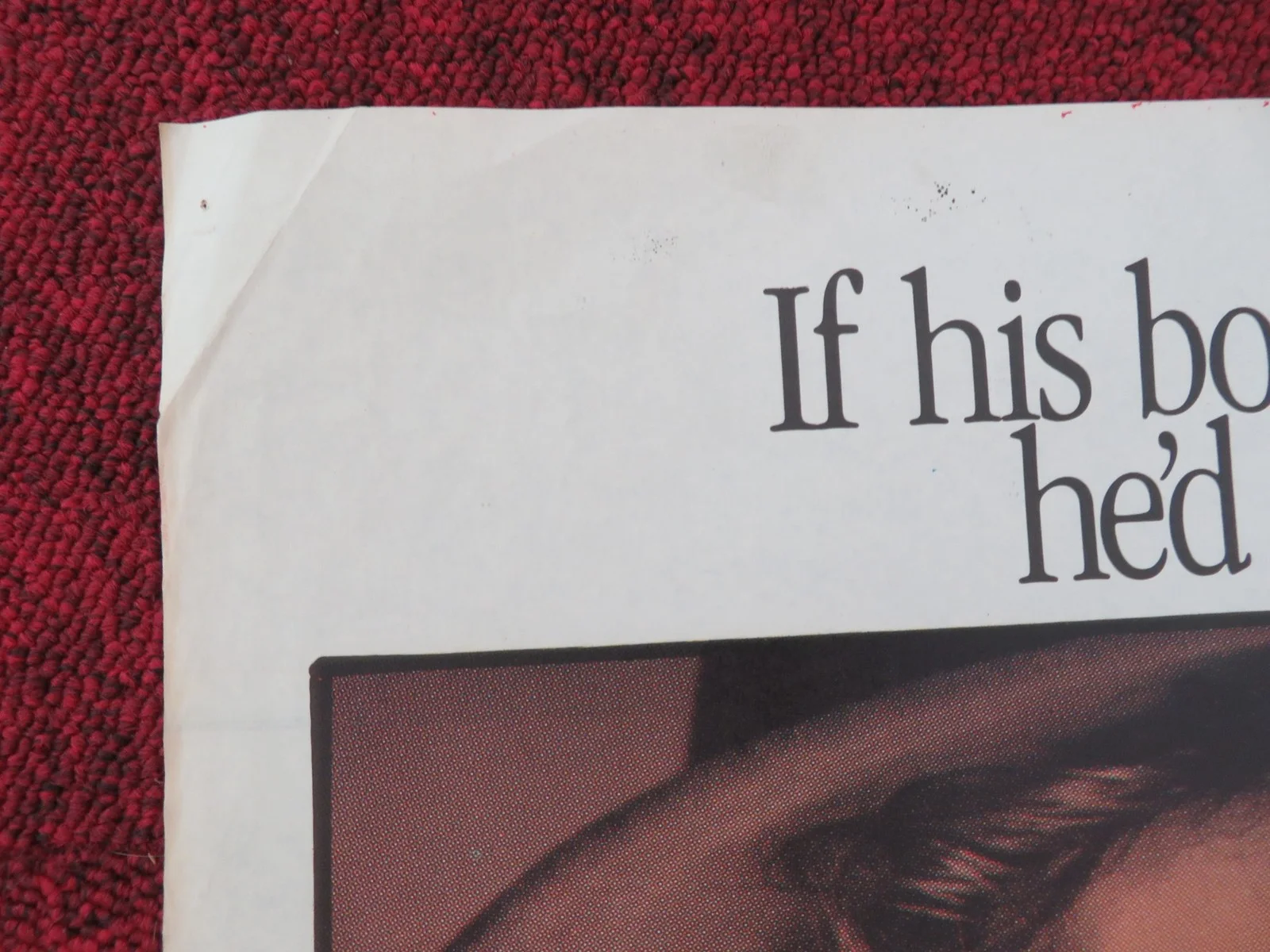 Big Lebanese Poster Folded Tom Hanks Elizabeth Perkins 1988, изображение 5