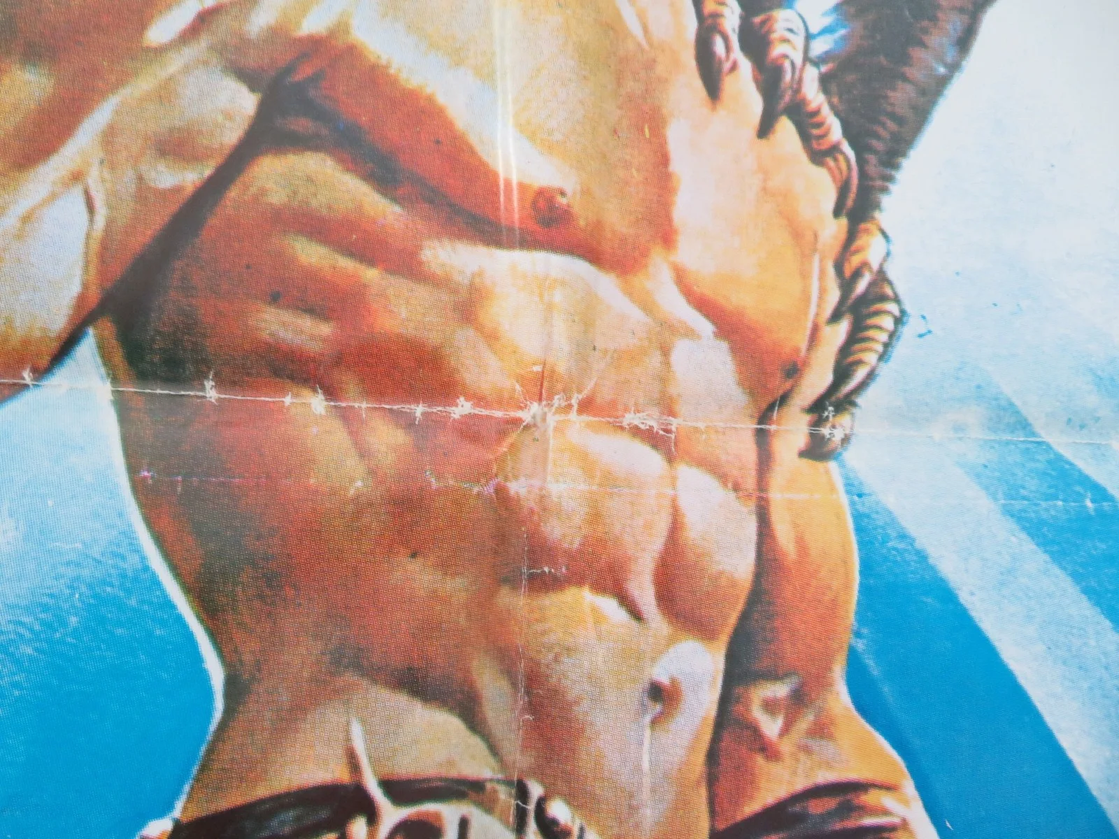 The Beastmaster Lebanese Poster Folded Marc Singer Tanya Roberts Rip Torn 1982, изображение 2