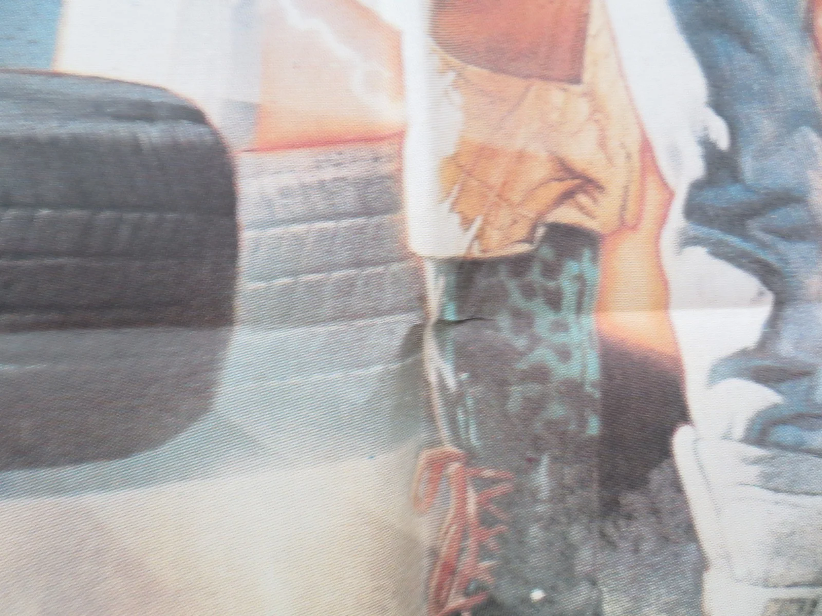 Back to the Future Part II Lebanese Poster Folded Michael J. Fox 1989, image 4