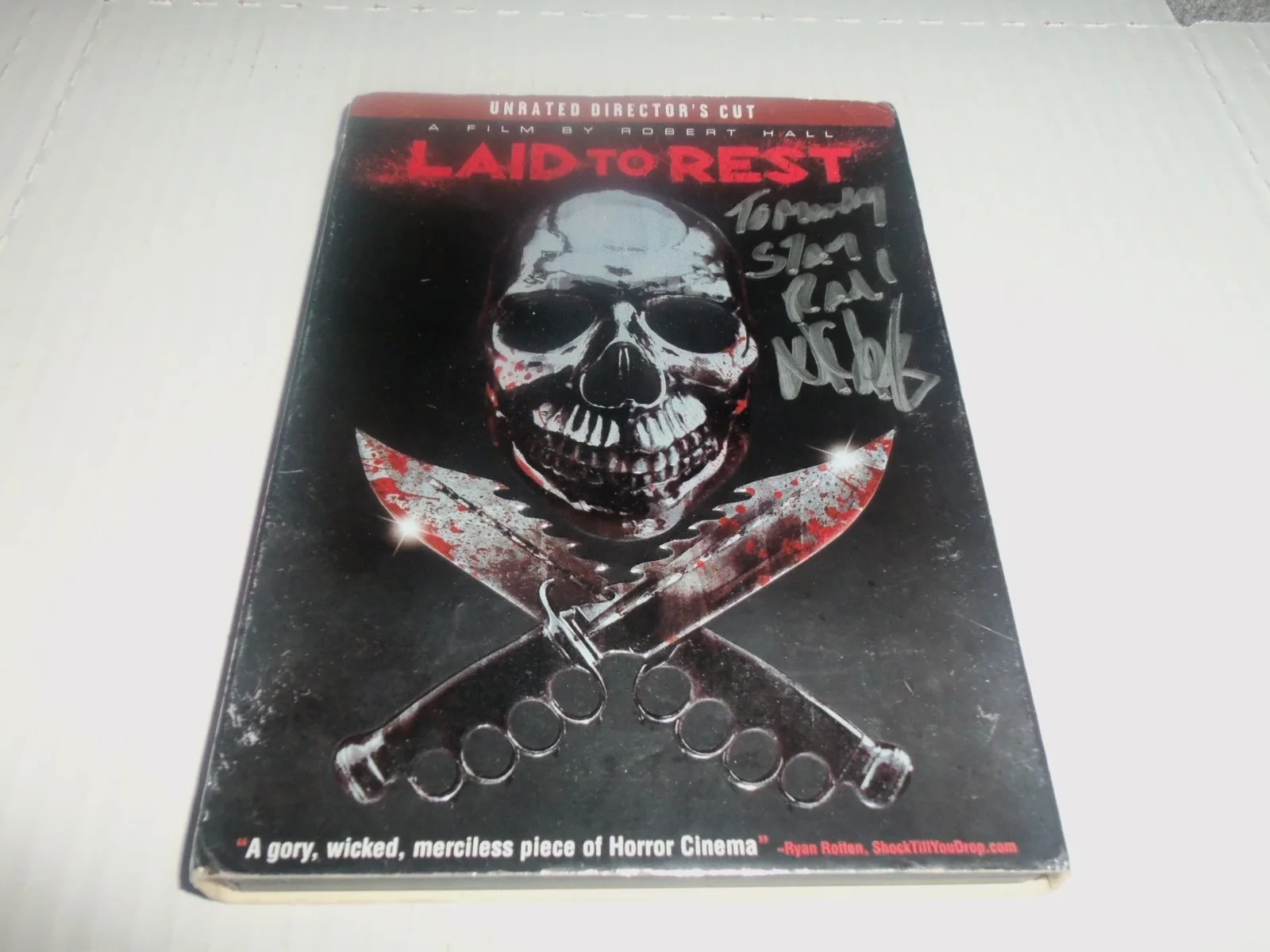 NICK PRINCIPE — NICK PRINCIPE LAID TO REST DVD cover signed autograph In Person, image 2