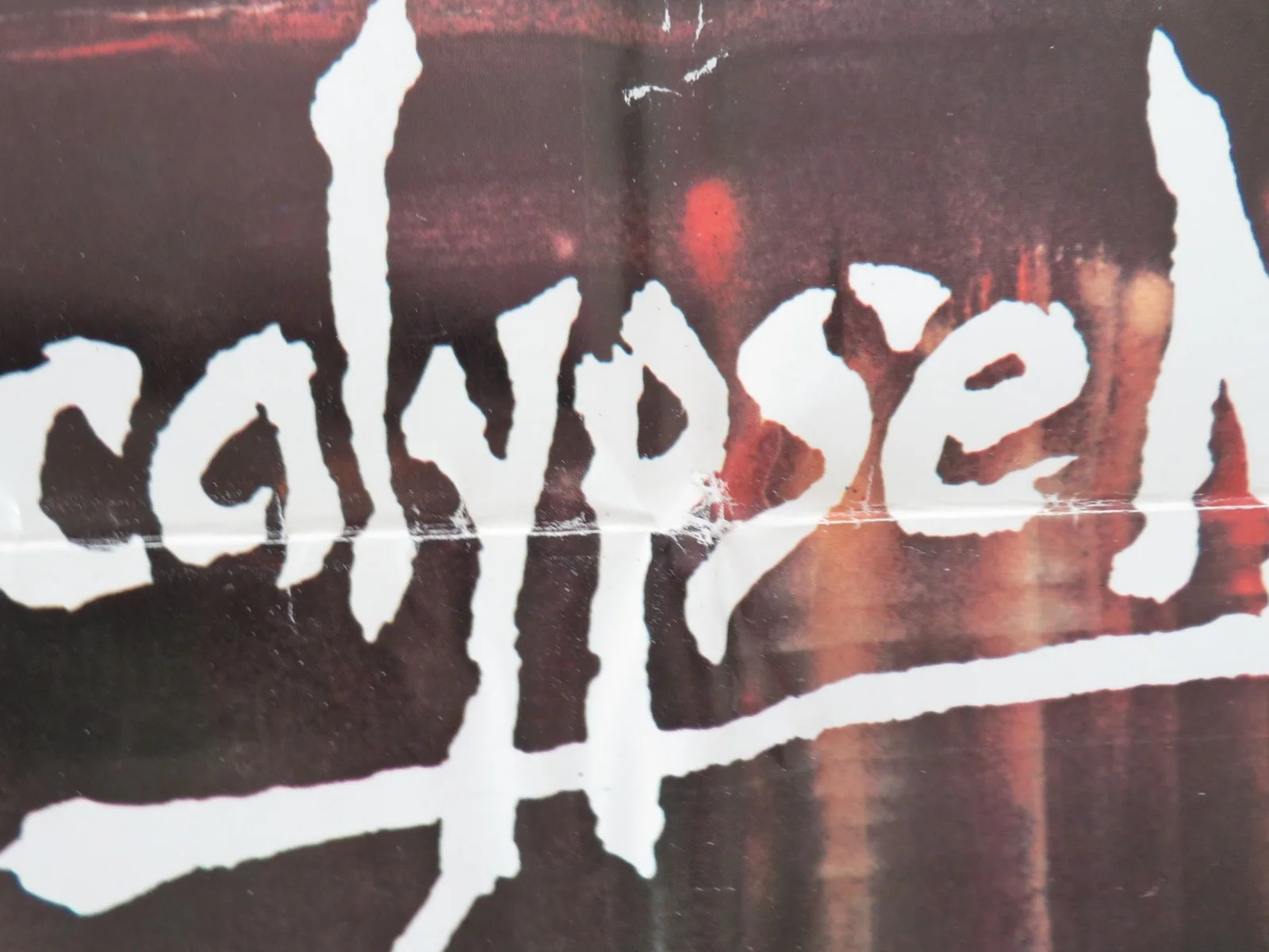 Apocalypse Now Lebanese Poster Folded Marlon Brando Martin Sheen 1979, изображение 4