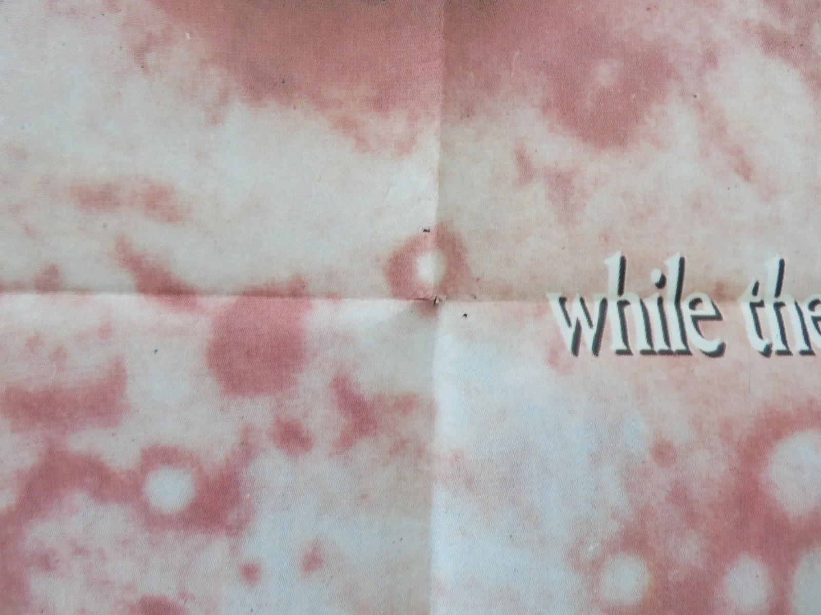 The Blob Lebanese Poster Folded Kevin Dillon Shawnee Smith 1988, image 3