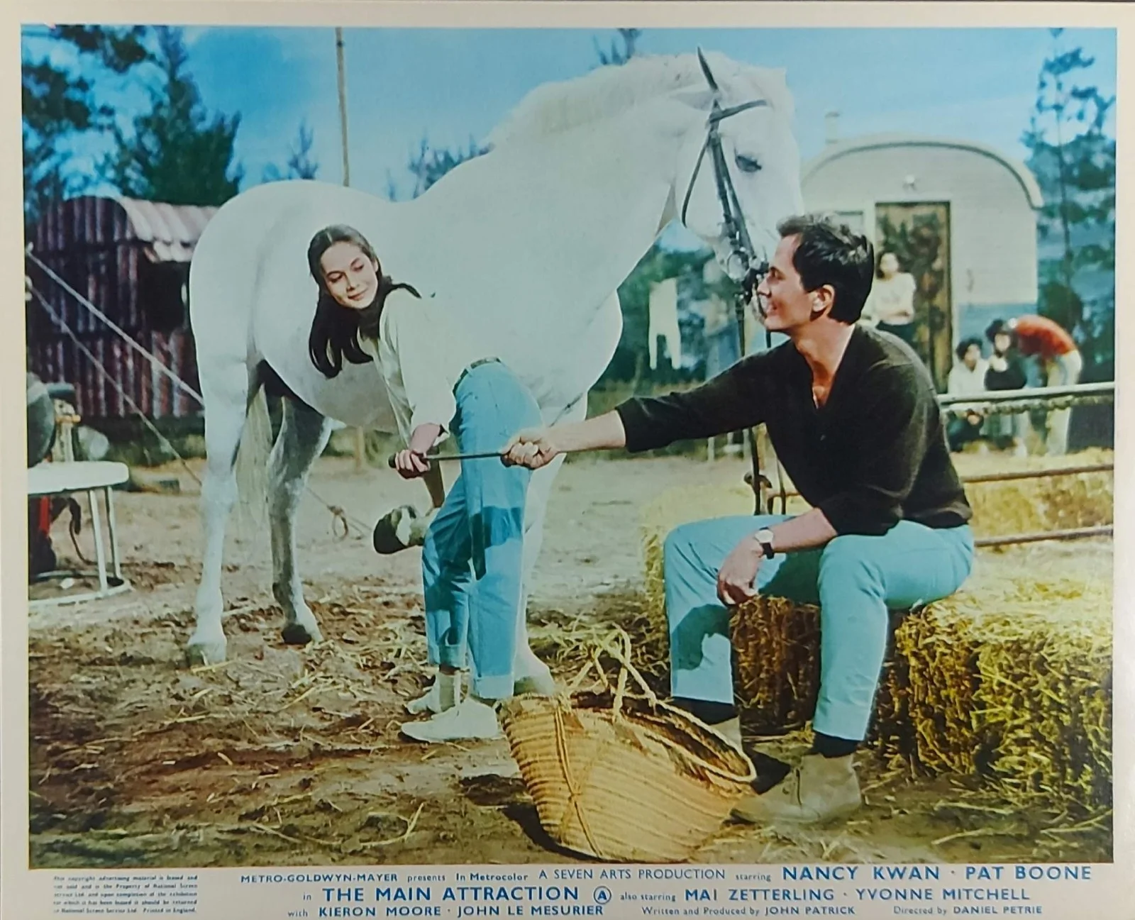 THE MAIN ATTRACTION ORIGINAL UK FOH LOBBY CARDS SET 1962 PAT BOONE, изображение 3
